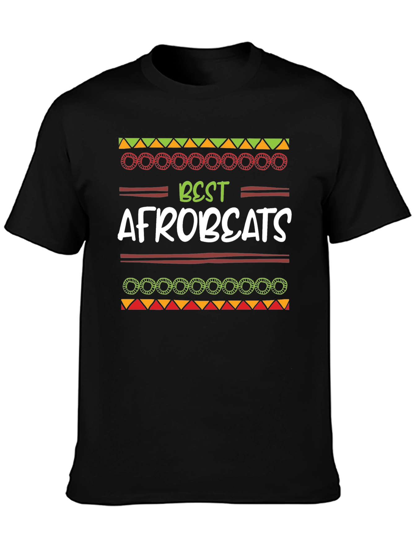 Best Afrobeats T-Shirt - Black Graphic Print