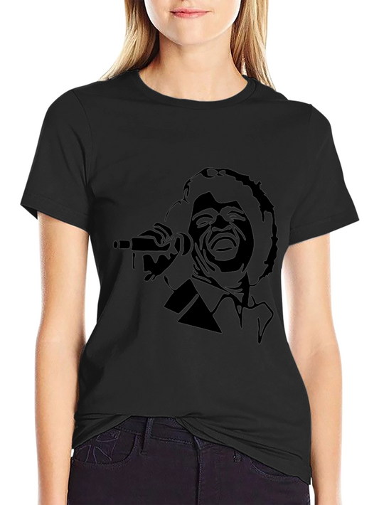 James Brown Graphic Tee - Black Cotton T-Shirt