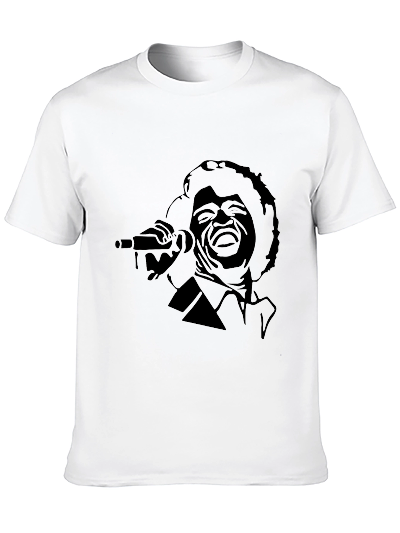 James Brown Graphic Tee - Black Cotton T-Shirt