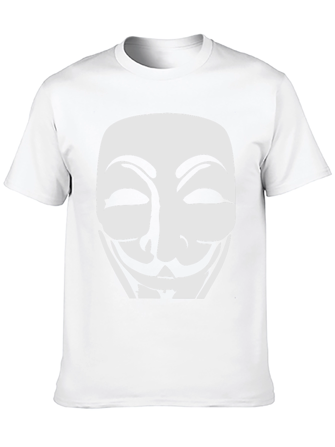 Anonymous Mask Graphic Black T-Shirt