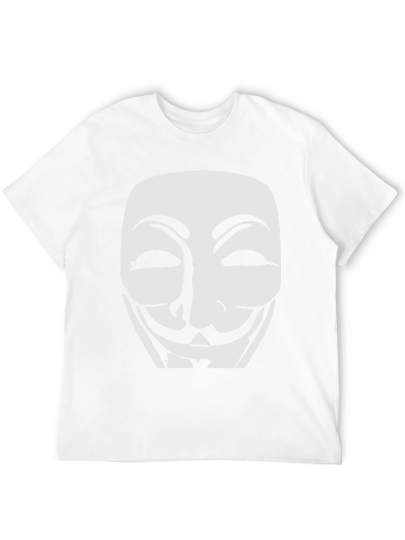 Anonymous Mask Graphic Black T-Shirt