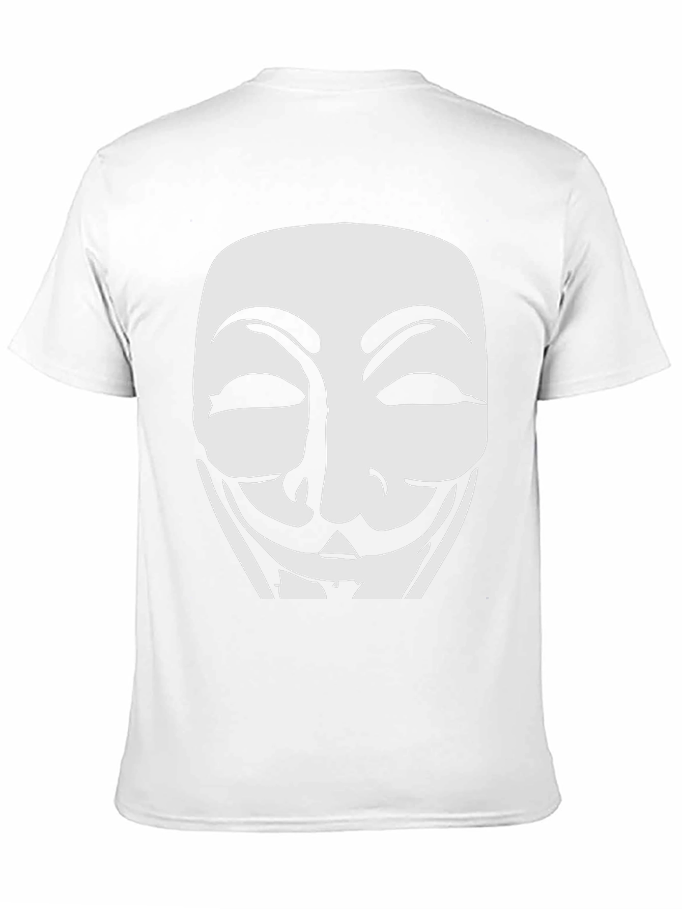 Anonymous Mask Graphic Black T-Shirt