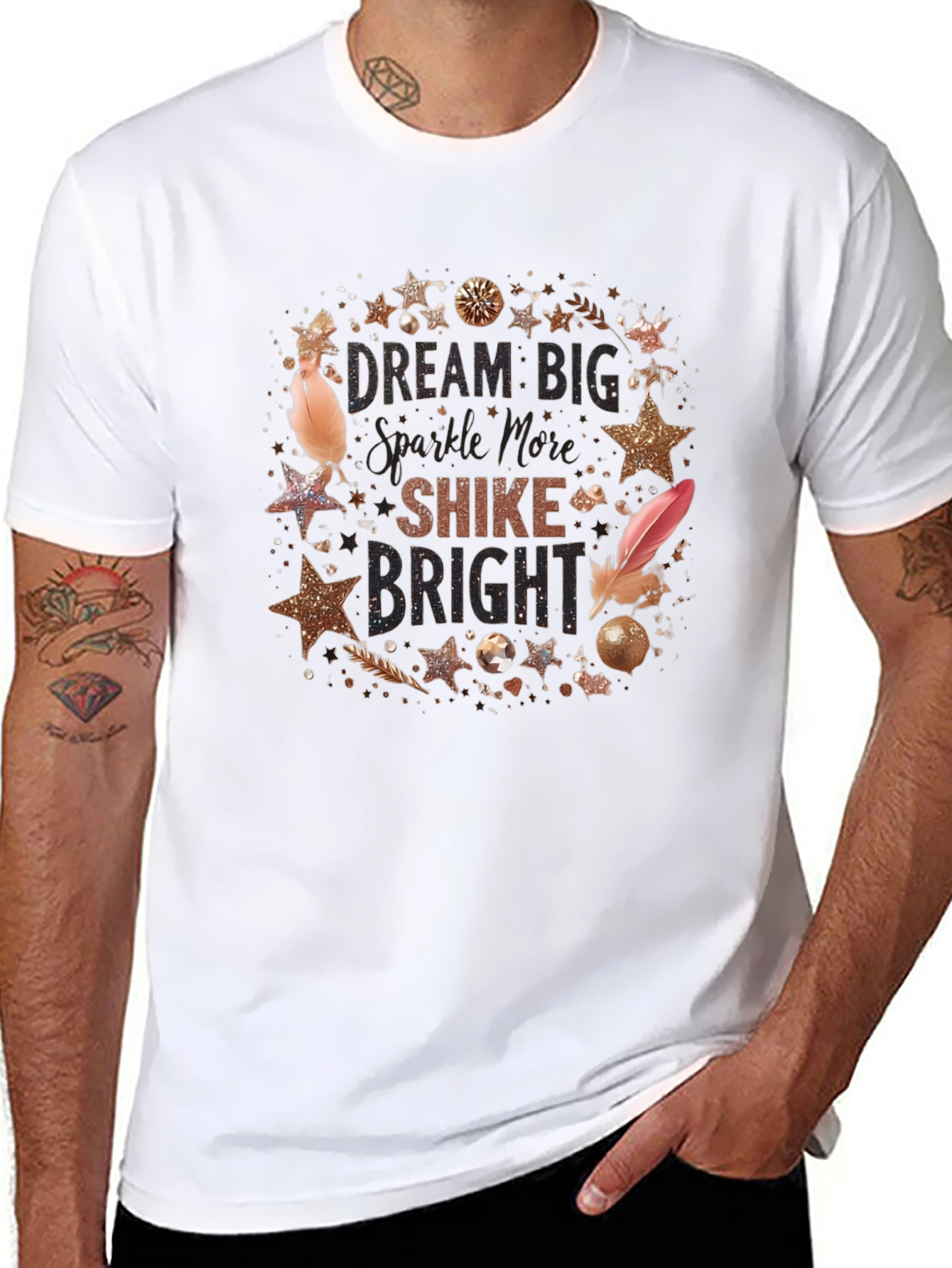 Dream Big Sparkle More Shine Bright T-Shirt