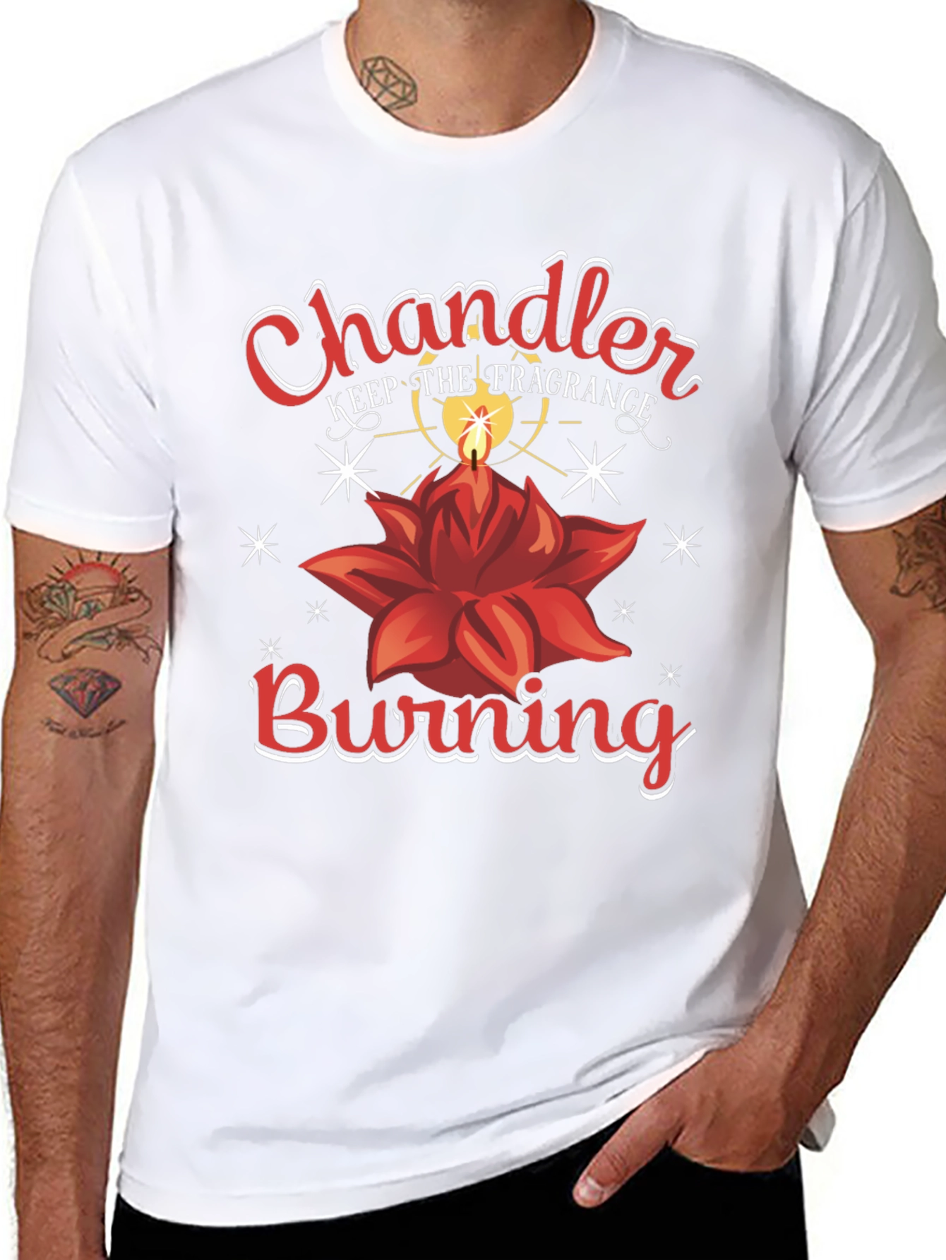 Chandler Burning Fragrance Graphic Tee
