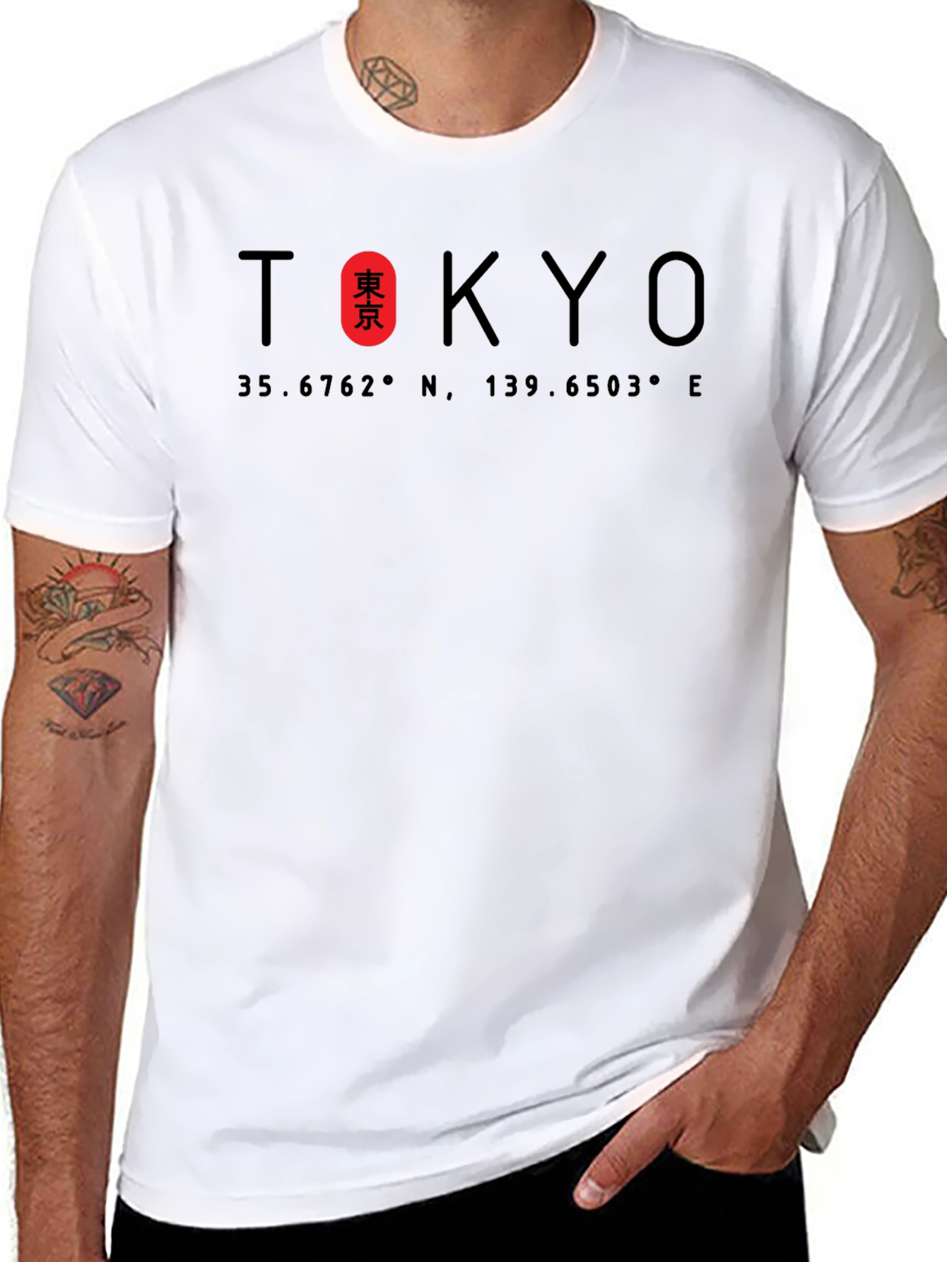 Tokyo Coordinates Graphic T-Shirt