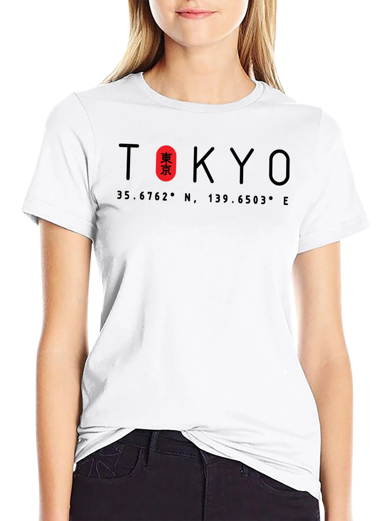 Tokyo Coordinates Graphic T-Shirt