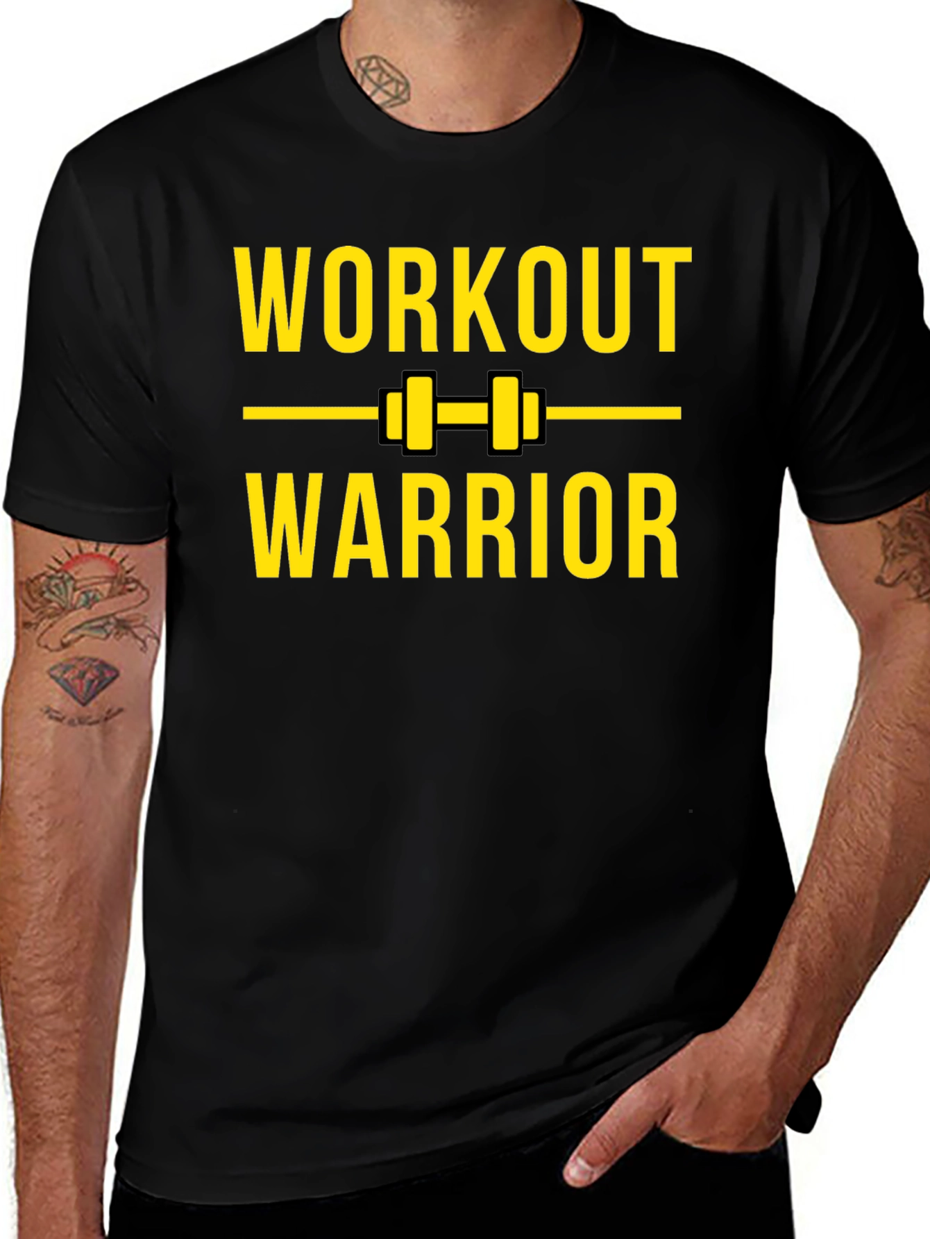 Workout Warrior Black T-Shirt