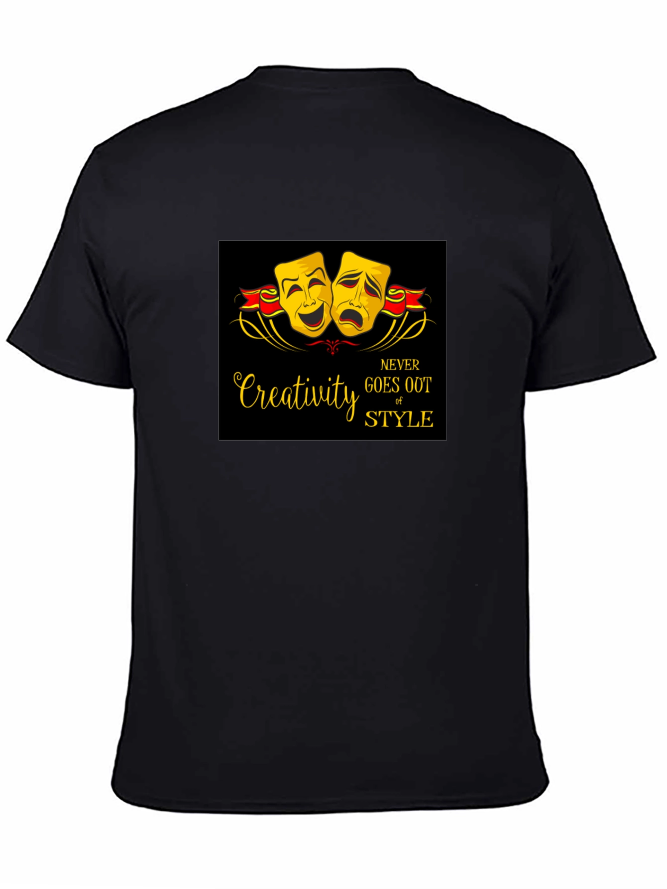 Creativity Never Goes Out Of Style Black T-Shirt