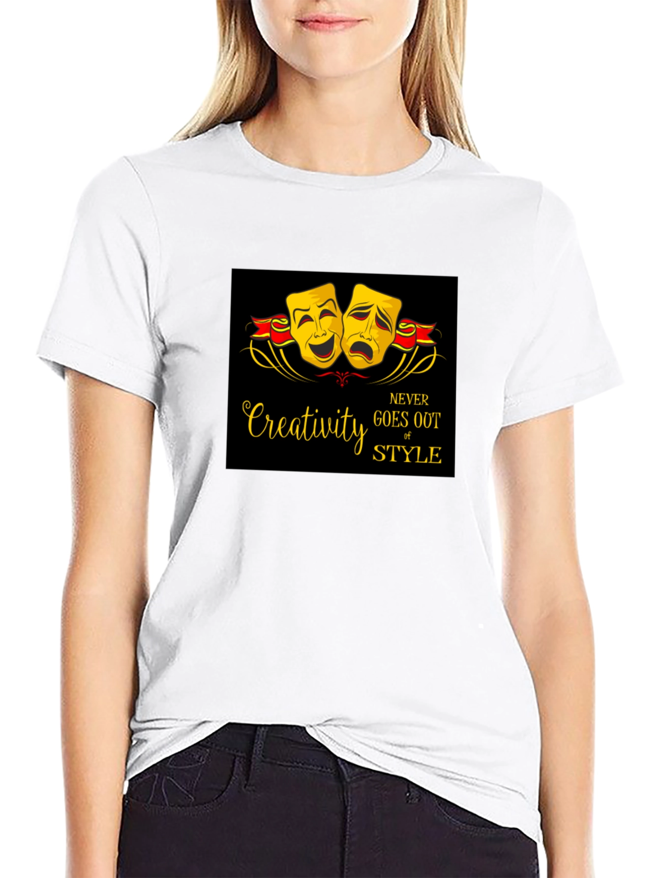 Creativity Never Goes Out Of Style Black T-Shirt