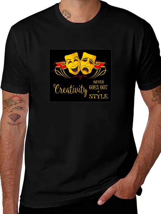 Creativity Never Goes Out Of Style Black T-Shirt