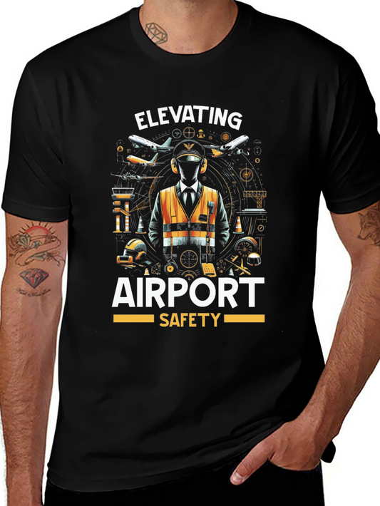 Elevating Airport Safety Graphic T-Shirt