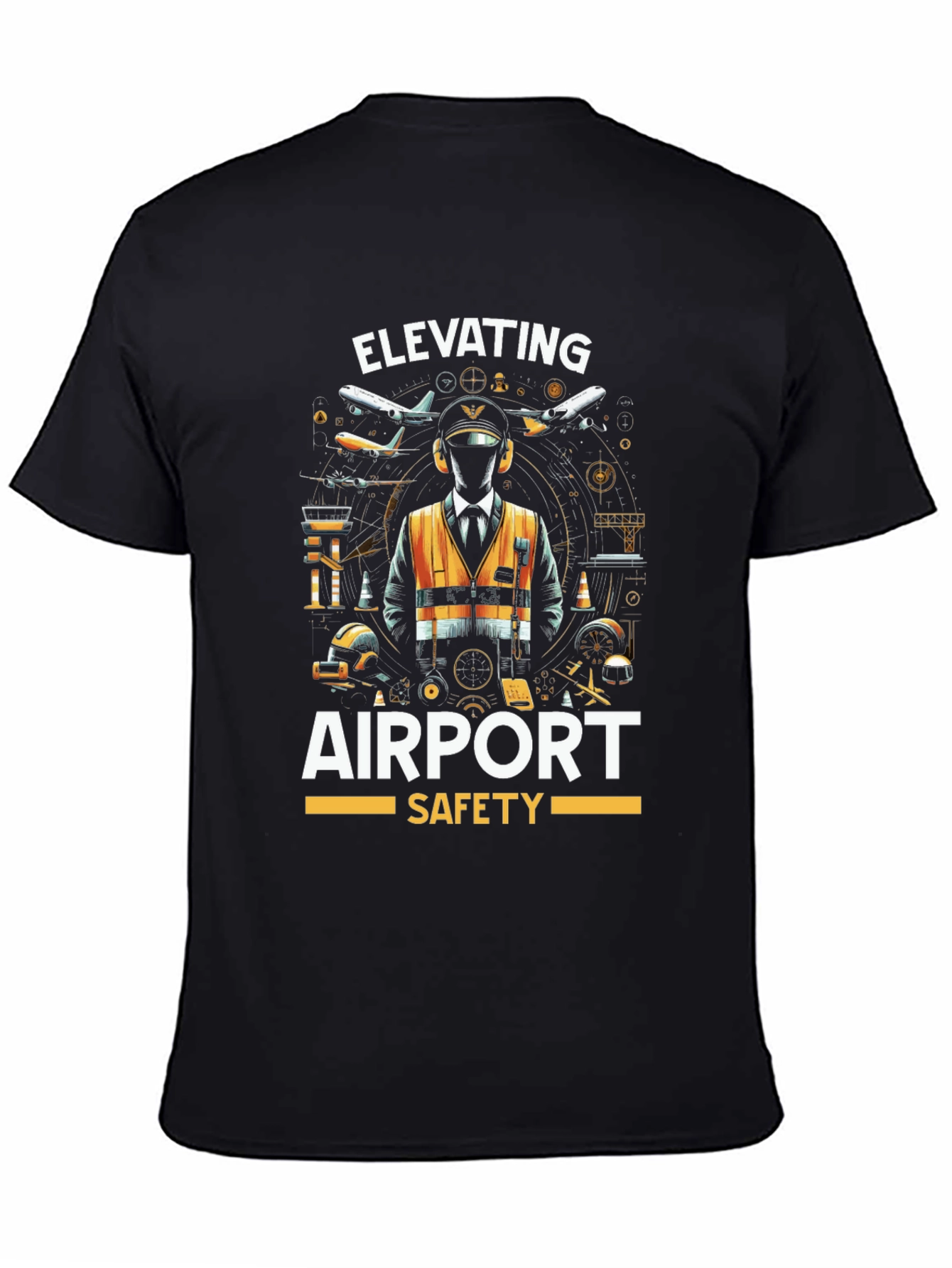 Elevating Airport Safety Graphic T-Shirt