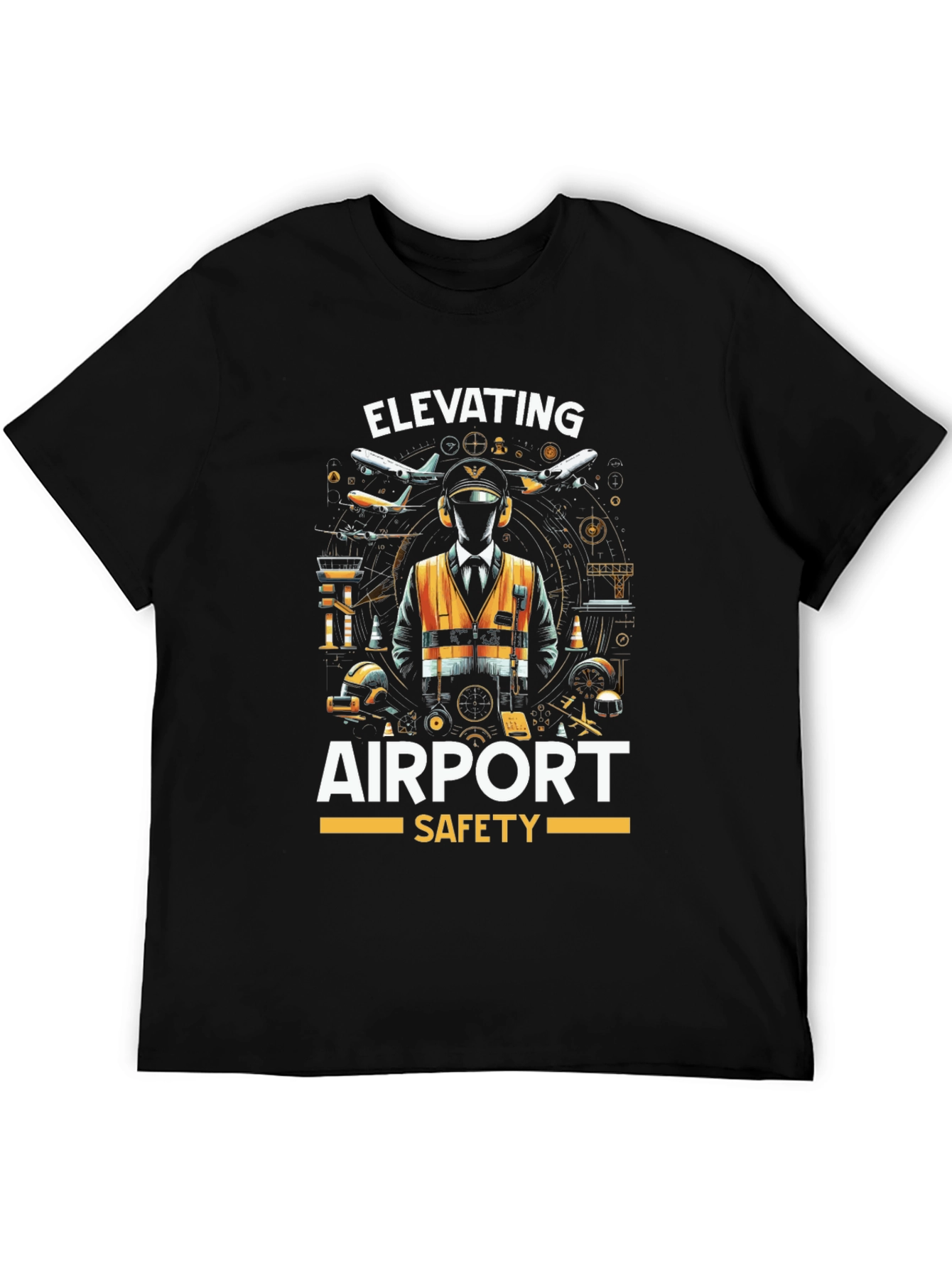 Elevating Airport Safety Graphic T-Shirt