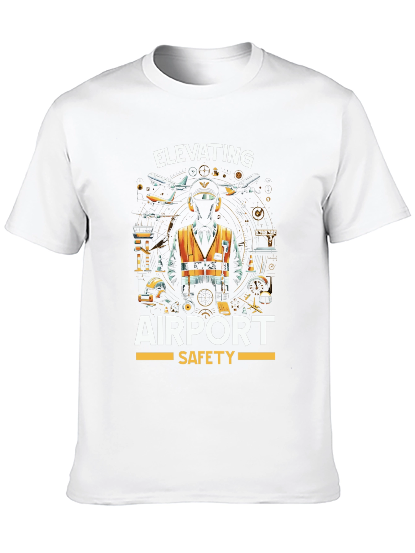 Elevating Airport Safety Graphic T-Shirt