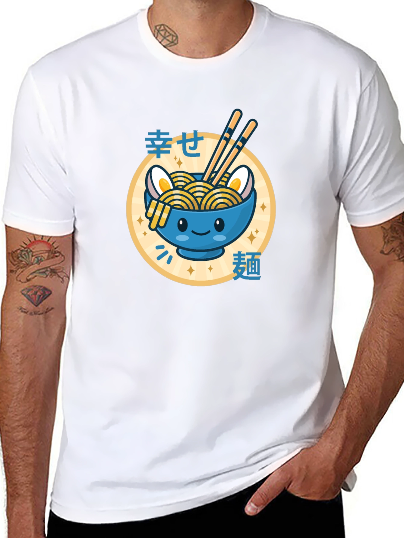 Cute Ramen Bowl Graphic Tee
