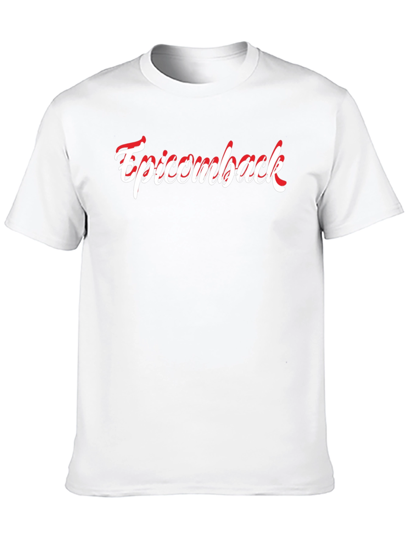 Epicomback Mens Black T-Shirt