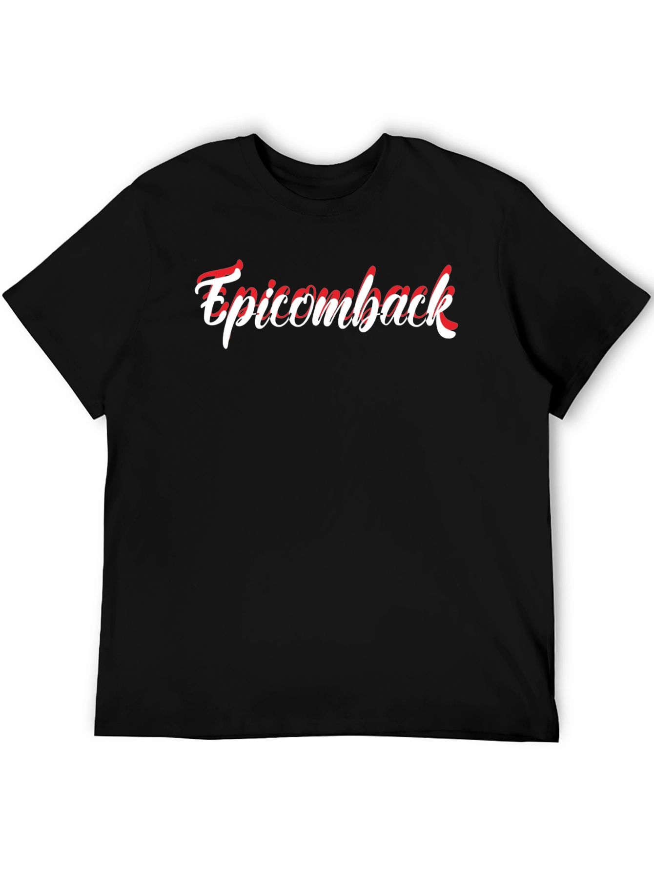 Epicomback Mens Black T-Shirt