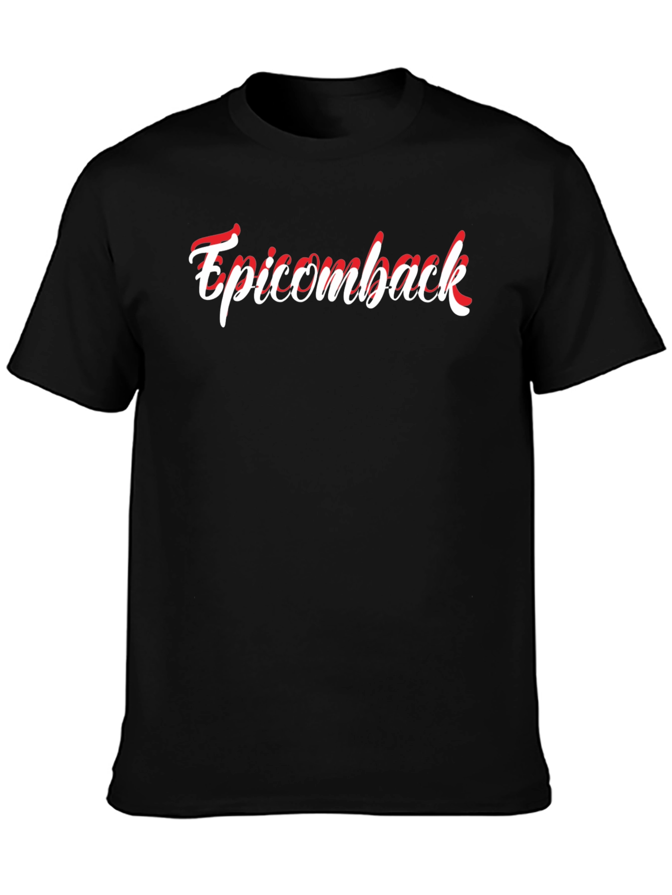 Epicomback Mens Black T-Shirt
