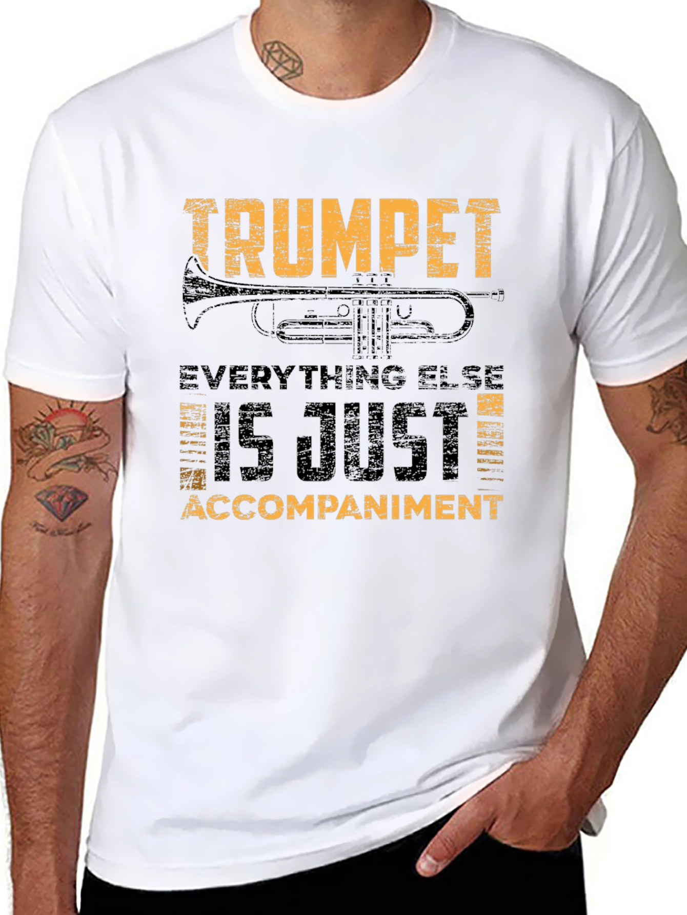 Trumpet is Just Accompaniment Graphic T-Shirt