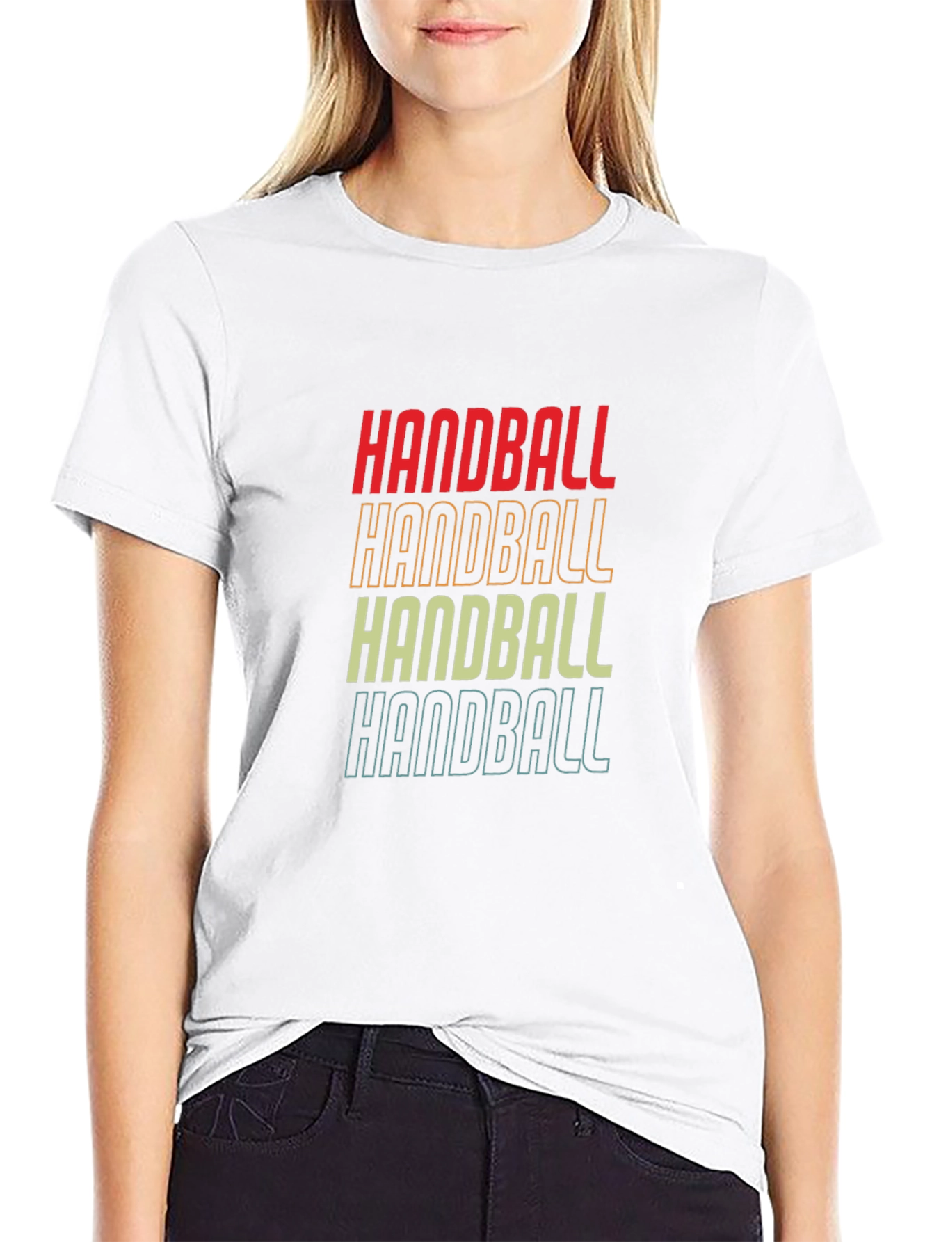 Retro Handball T-Shirt Sport Graphic Tee