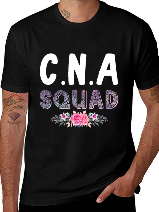 CNA Squad Floral T-Shirt