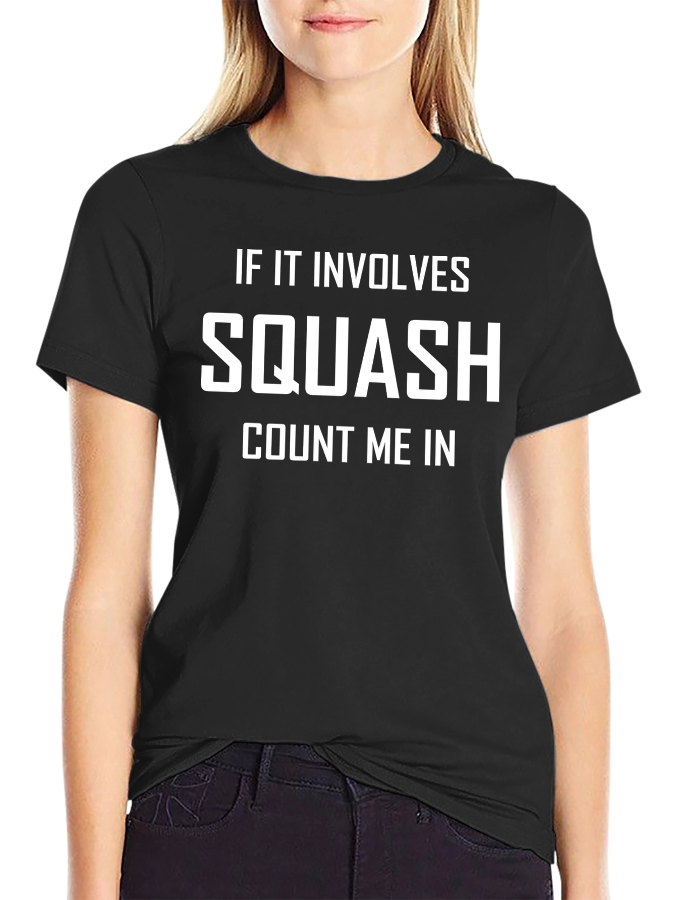 Squash Fan T-Shirt - Count Me In!