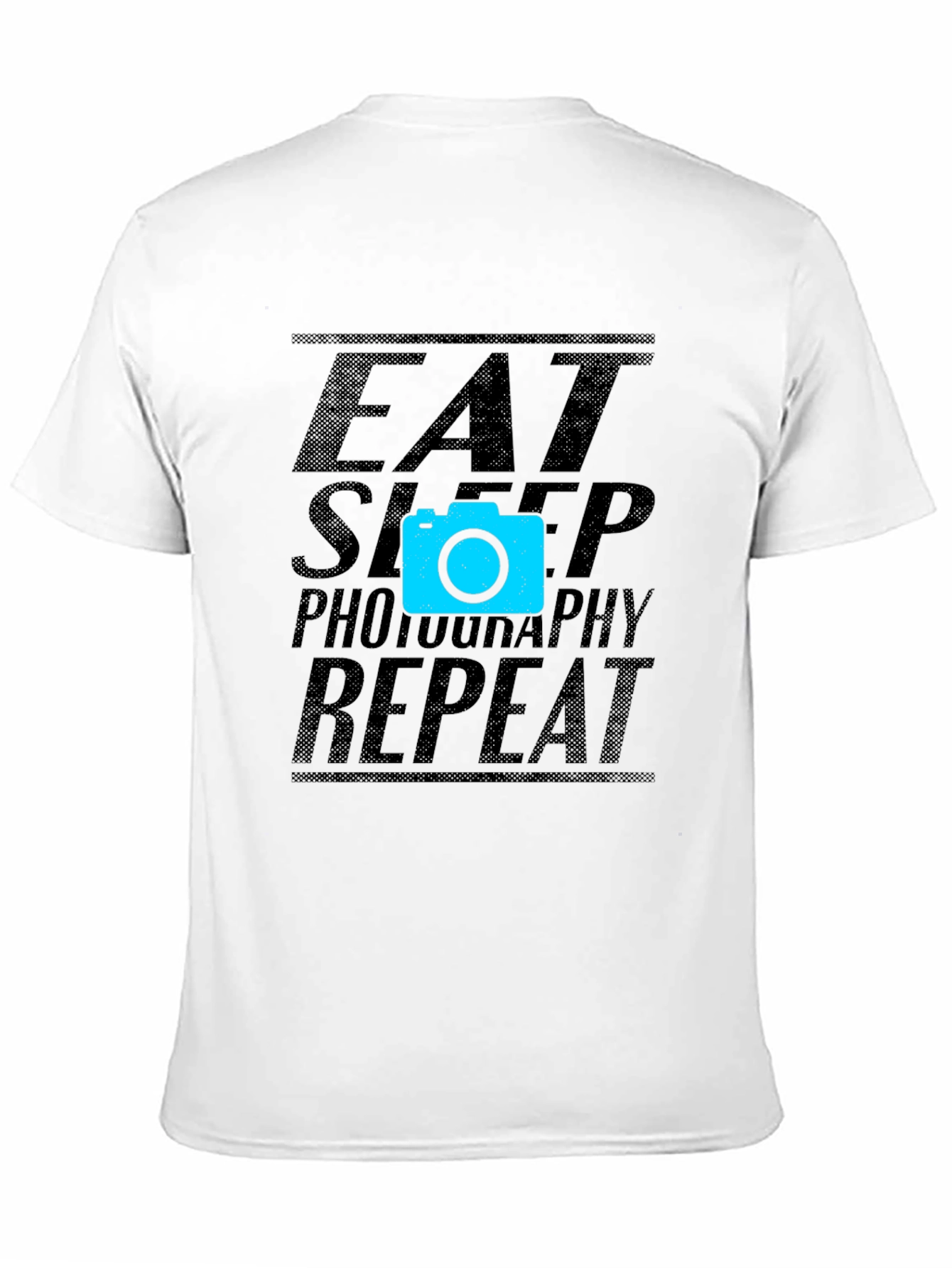 Eat Sleep Photography Repeat Black T-Shirt
