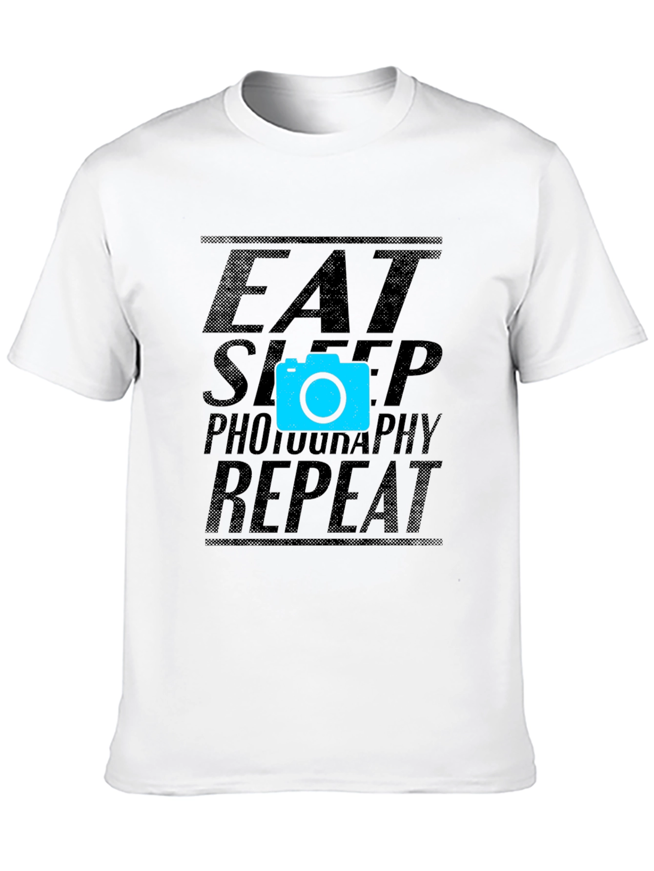 Eat Sleep Photography Repeat Black T-Shirt