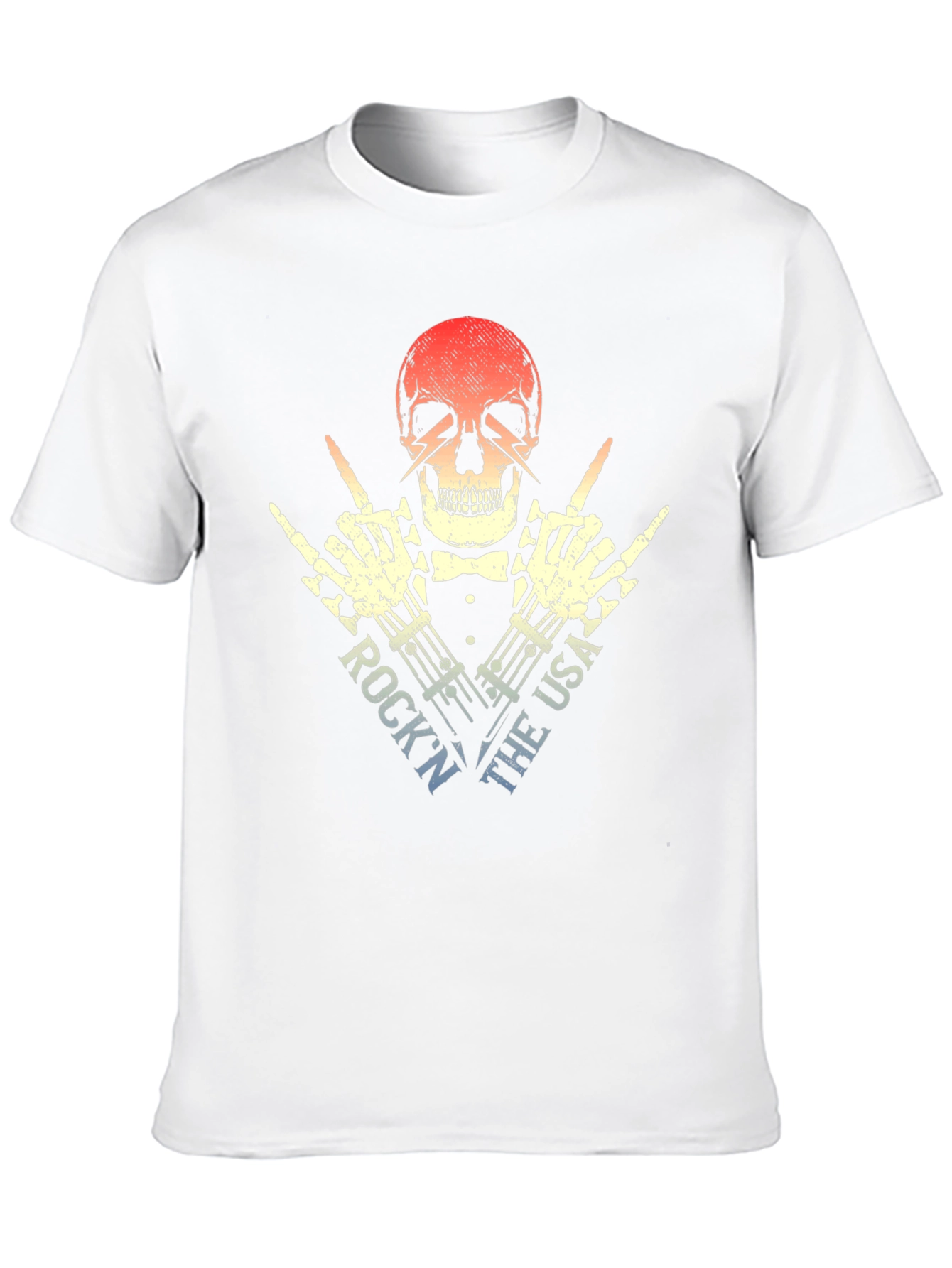 Rock N The USA Skeleton T-Shirt
