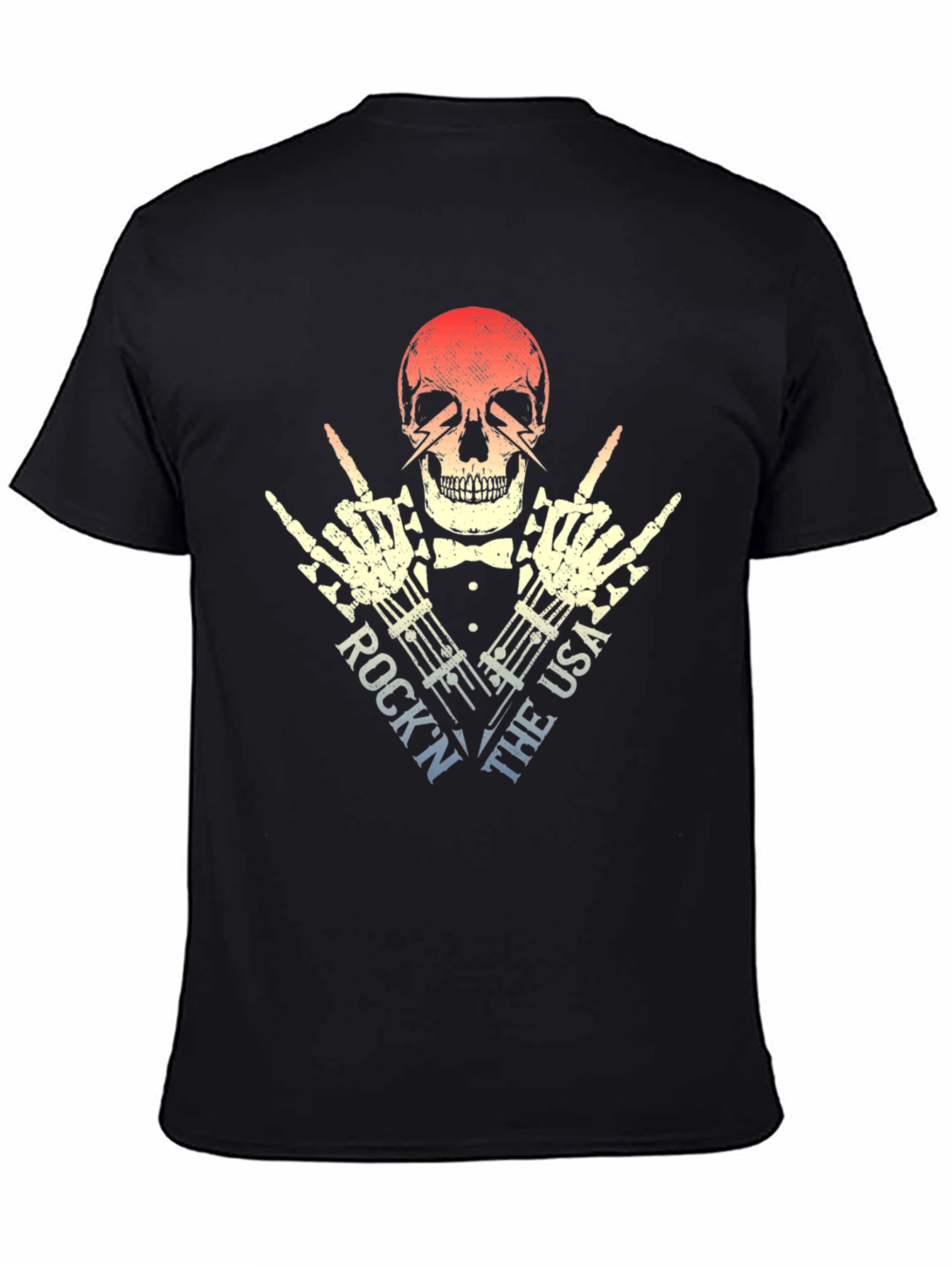 Rock N The USA Skeleton T-Shirt