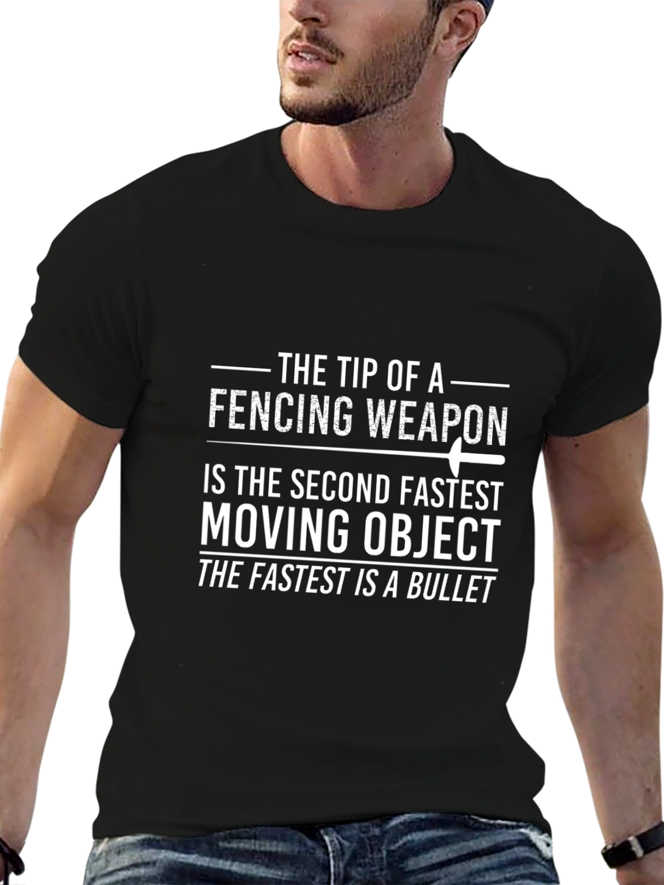 Fencing Weapon Second Fastest Object T-Shirt