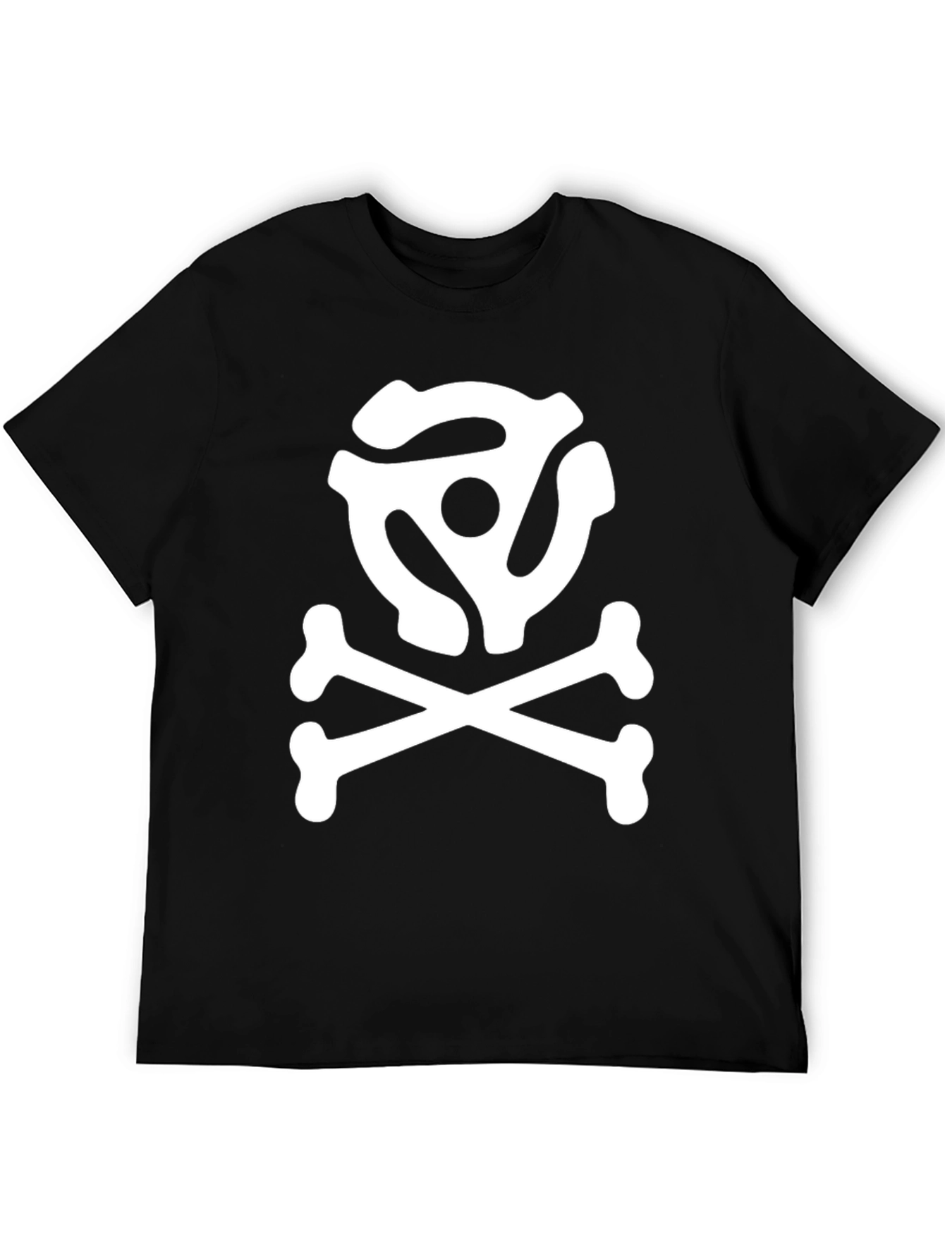 DJ Skull and Crossbones T-Shirt - Black