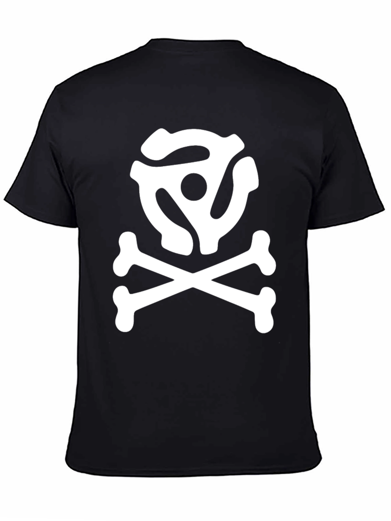 DJ Skull and Crossbones T-Shirt - Black