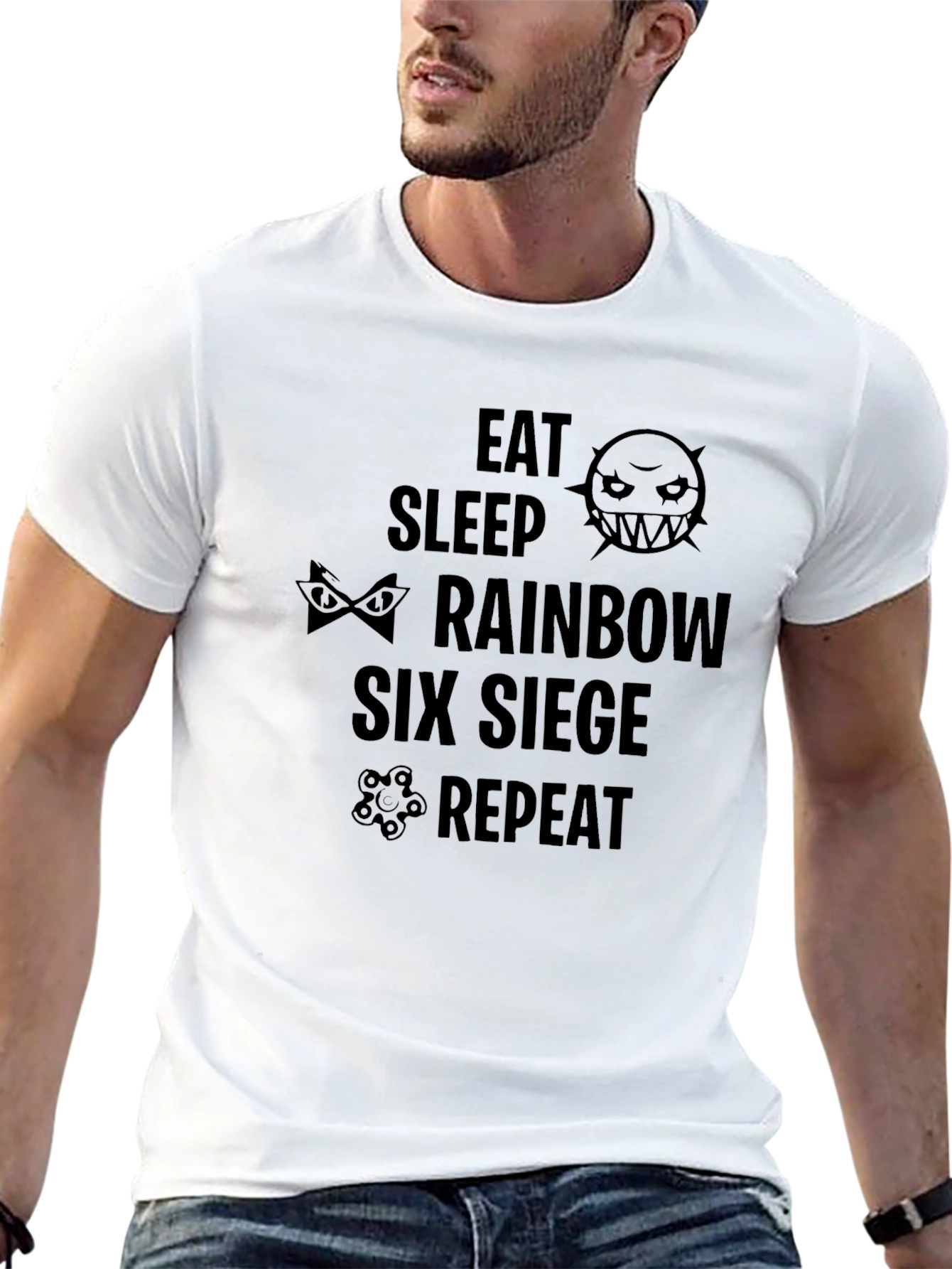 Eat Sleep Rainbow Six Siege Repeat T-Shirt