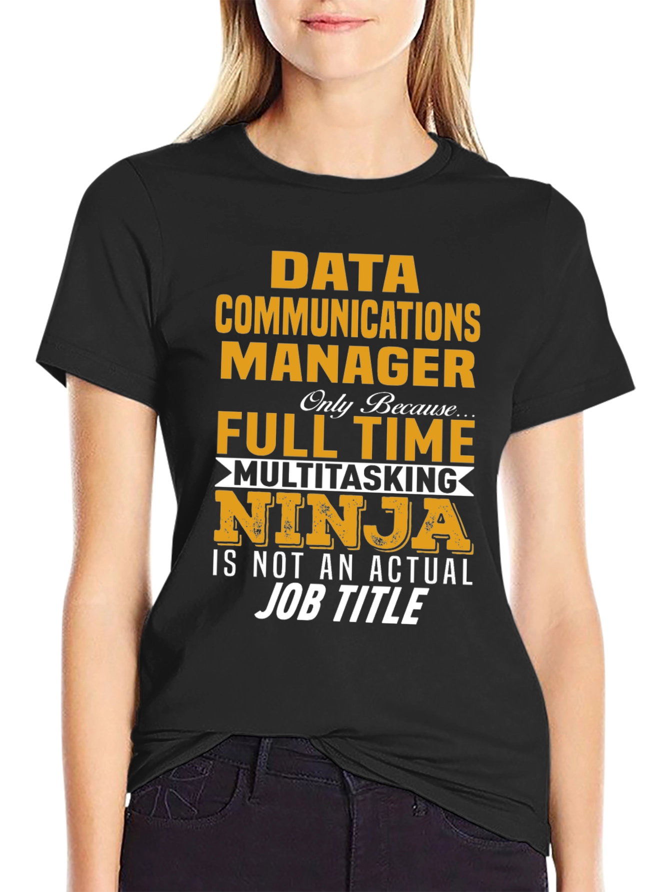 Data Communications Manager Ninja T-Shirt