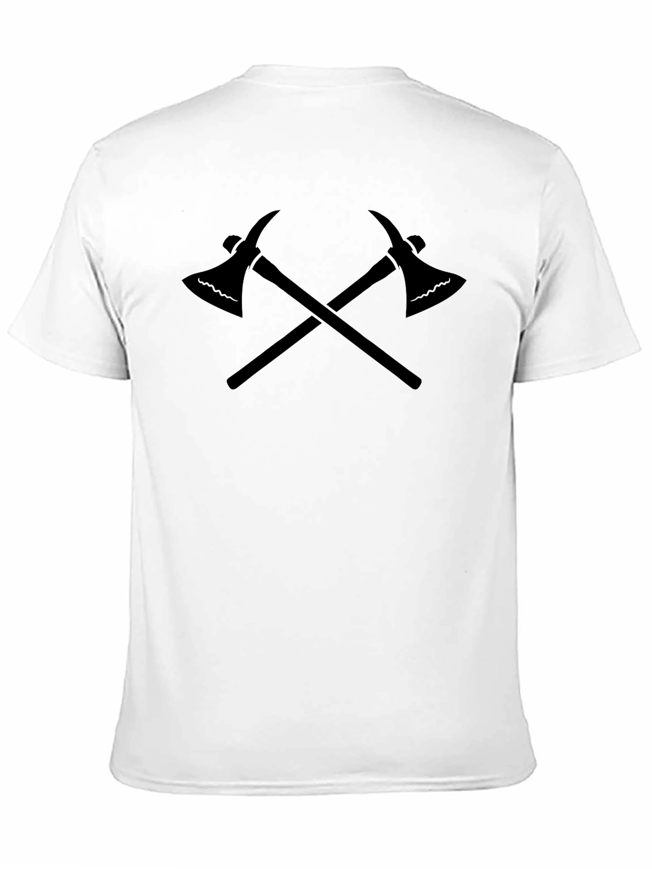 Axe Crossed Tee - Black Graphic T-Shirt