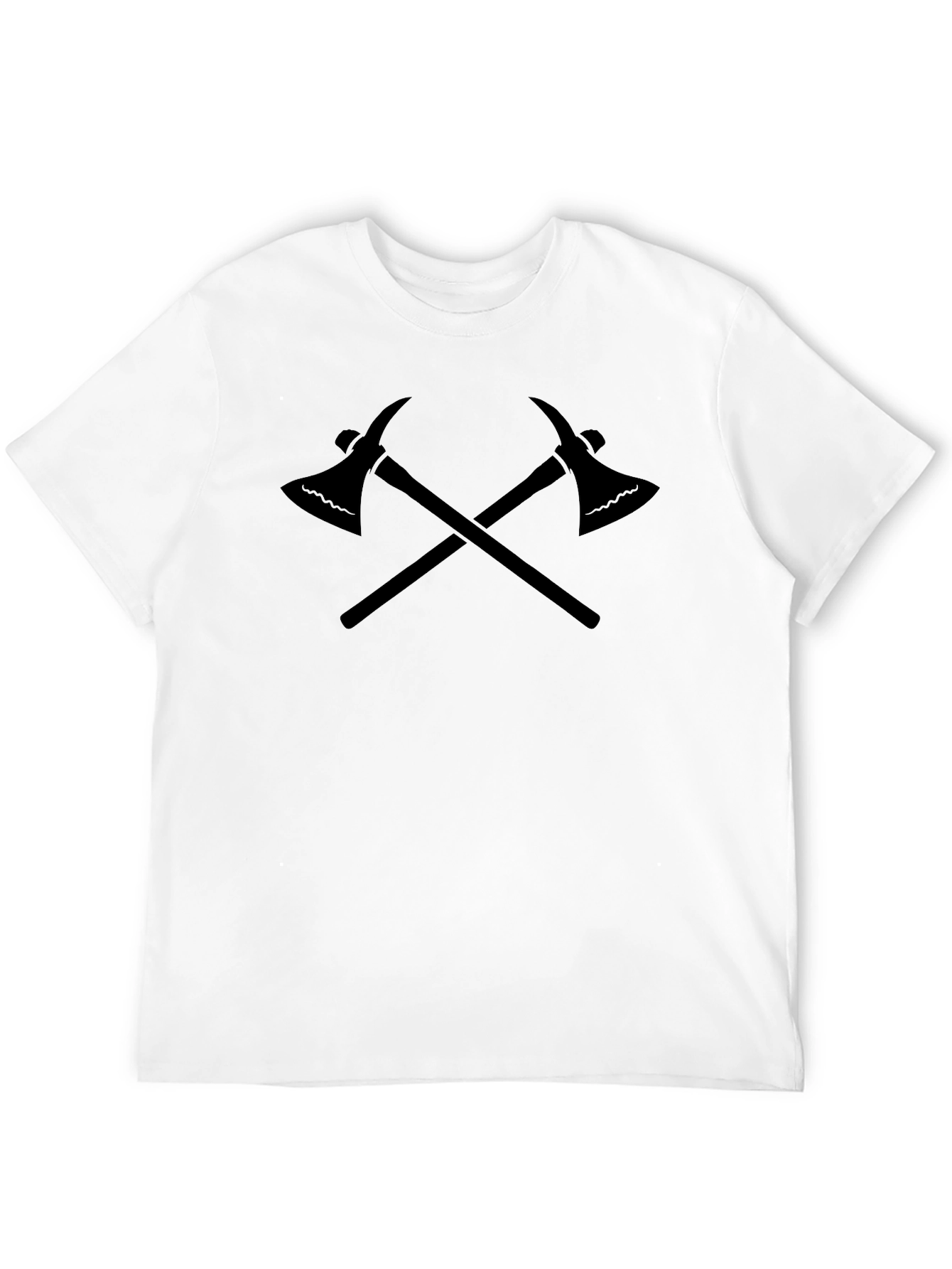 Axe Crossed Tee - Black Graphic T-Shirt