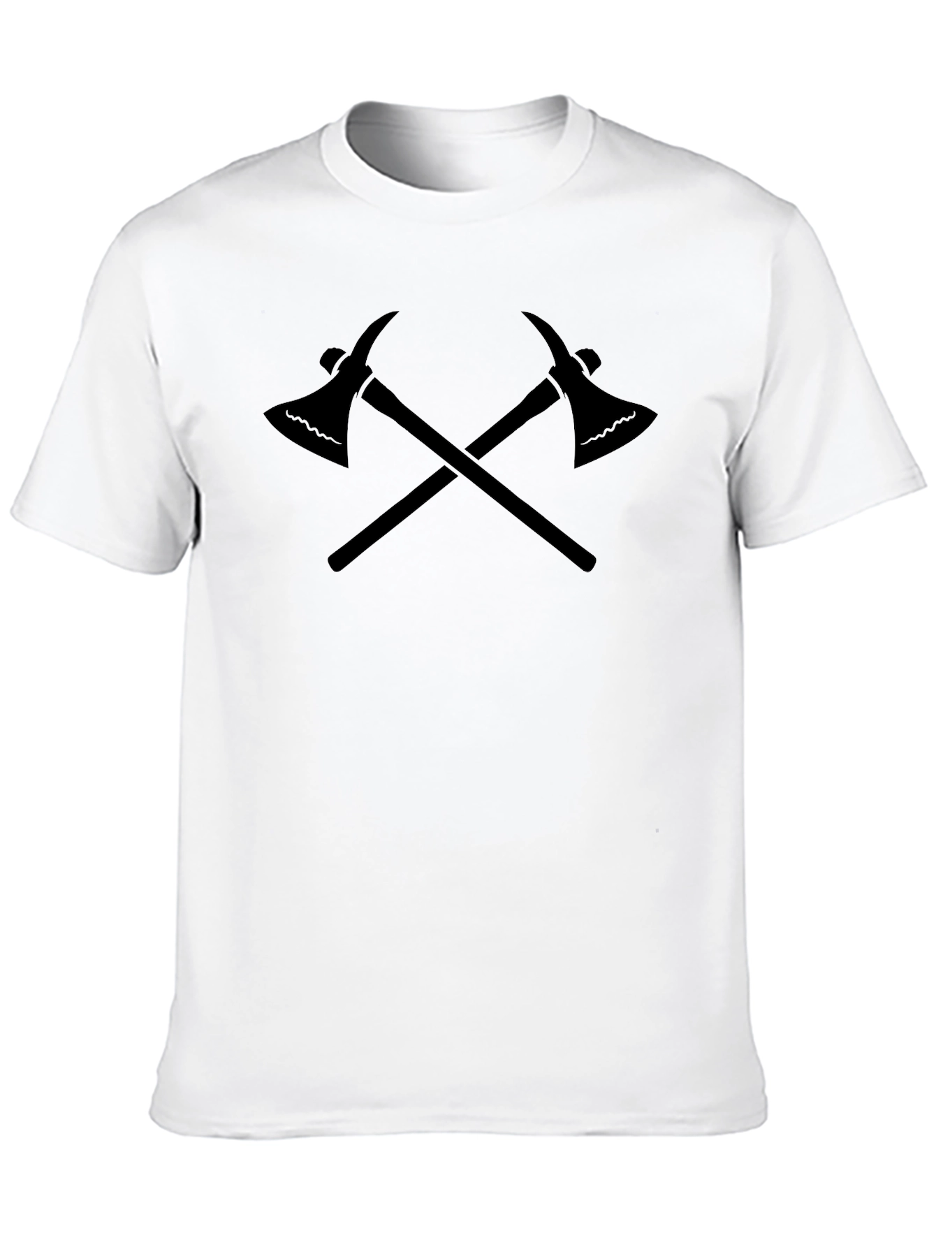 Axe Crossed Tee - Black Graphic T-Shirt
