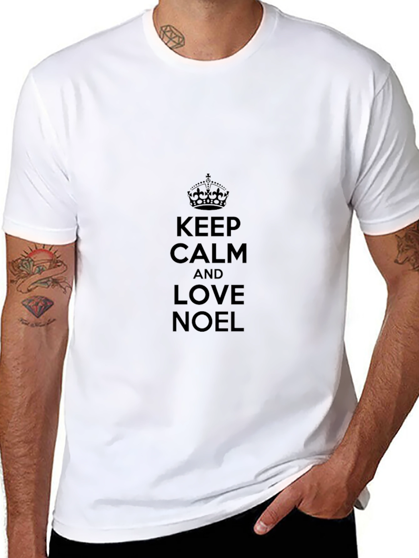 Keep Calm and Love Noel Black T-Shirt