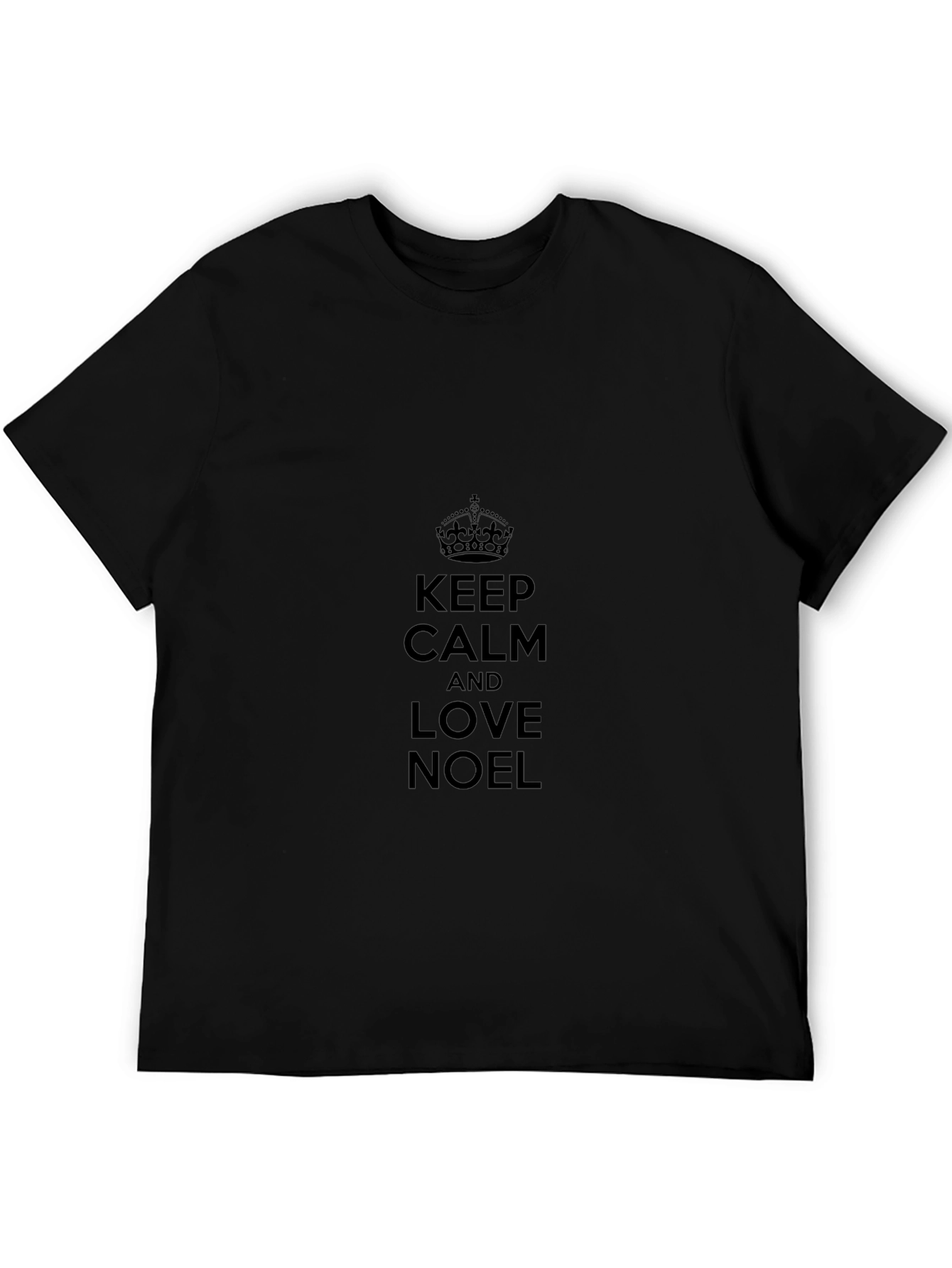 Keep Calm and Love Noel Black T-Shirt