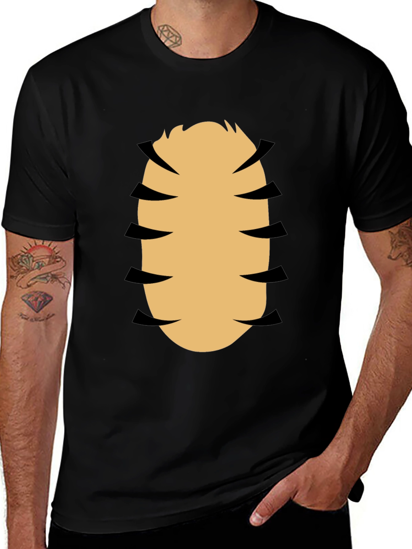 Funny Ripped Shirt Tiger Costume T-Shirt