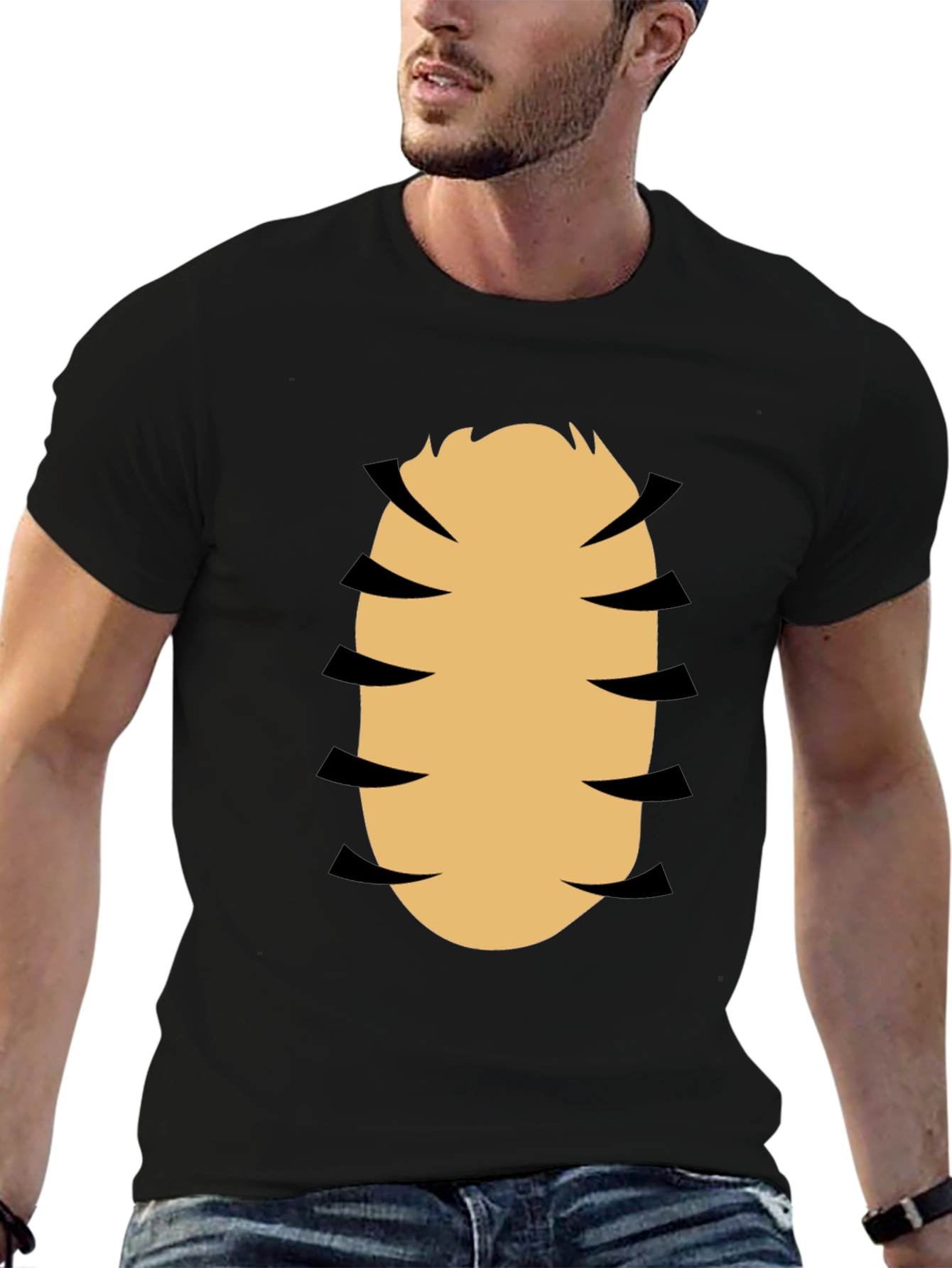 Funny Ripped Shirt Tiger Costume T-Shirt