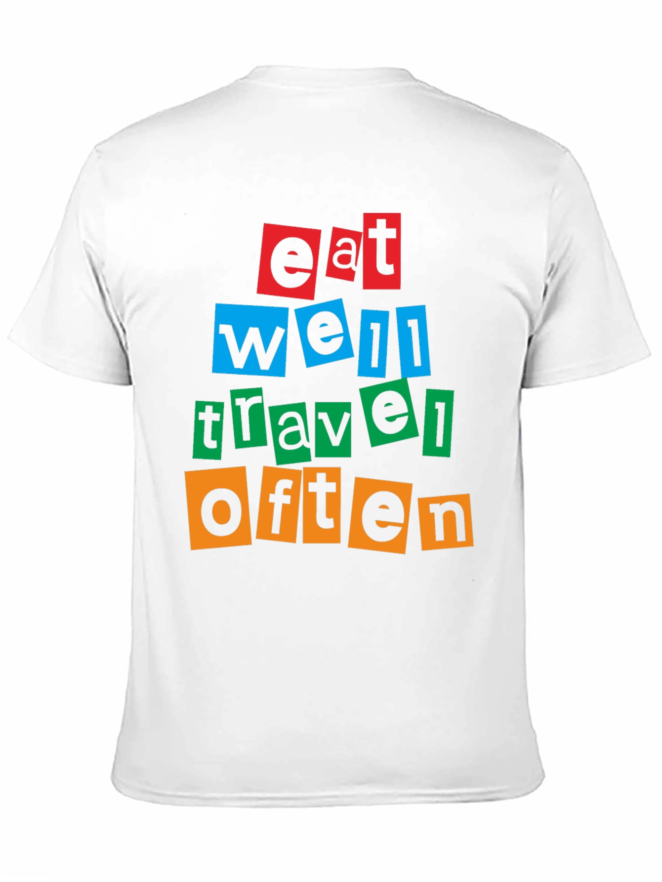Eat Well Travel Often Graphic T-Shirt