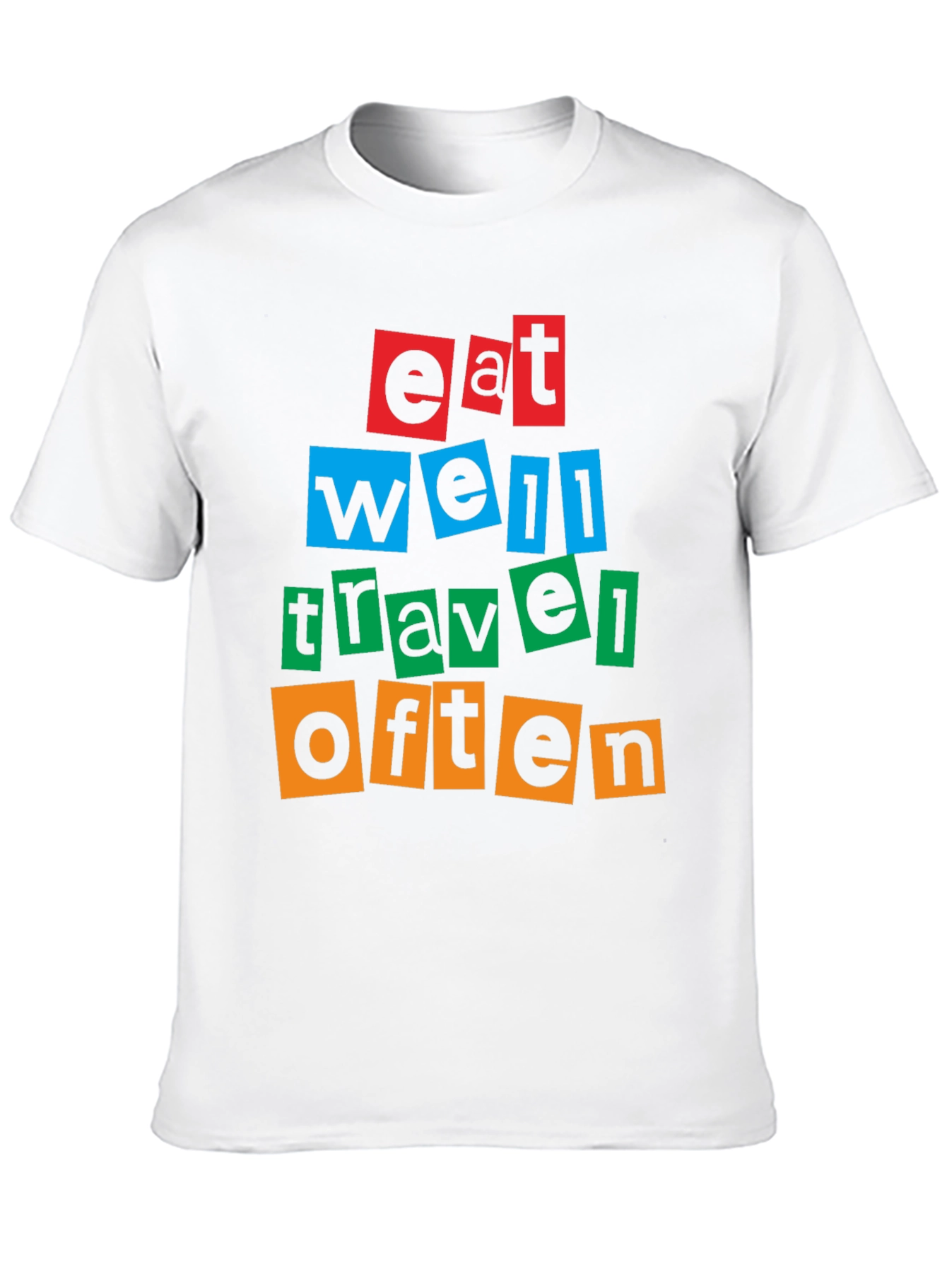Eat Well Travel Often Graphic T-Shirt