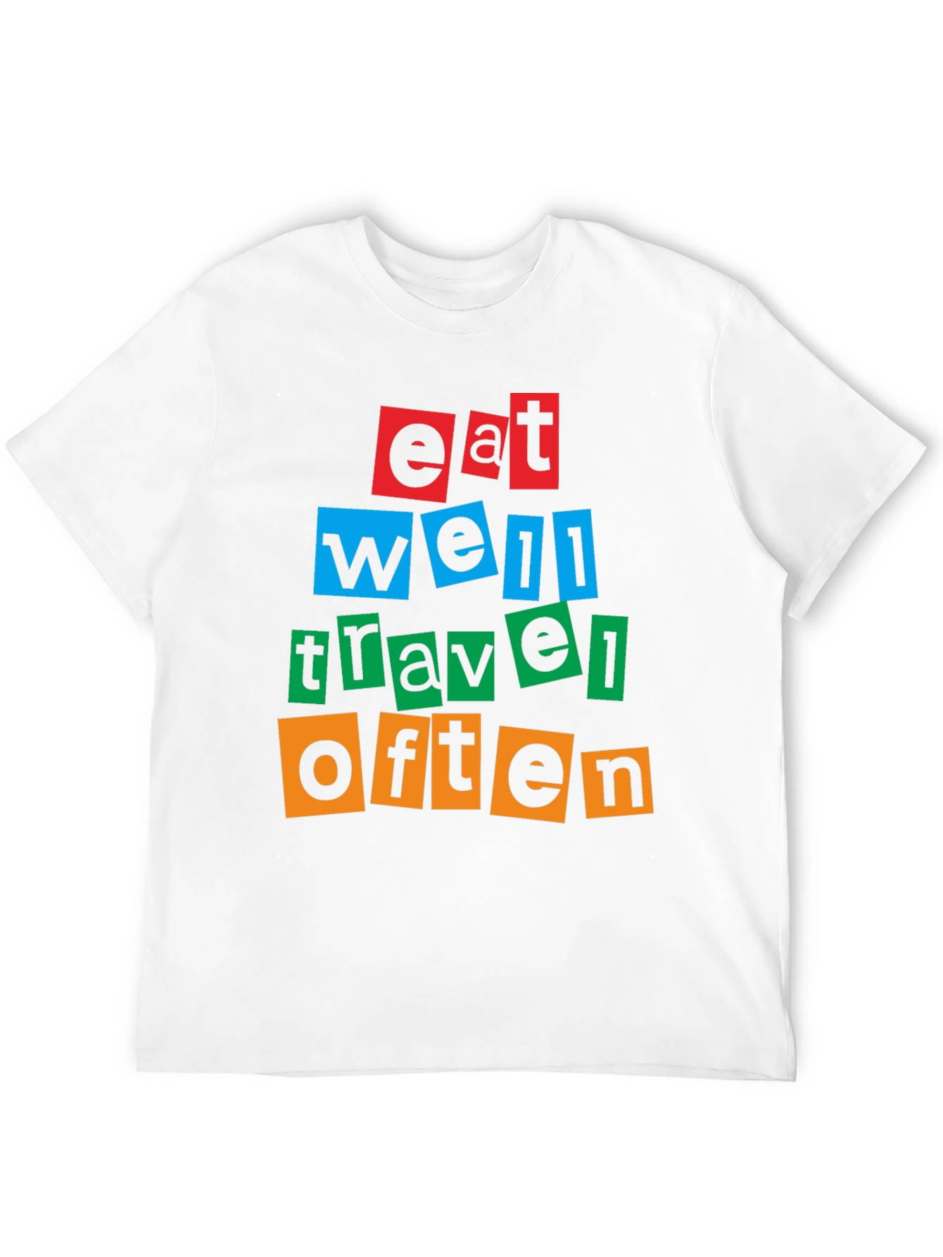 Eat Well Travel Often Graphic T-Shirt