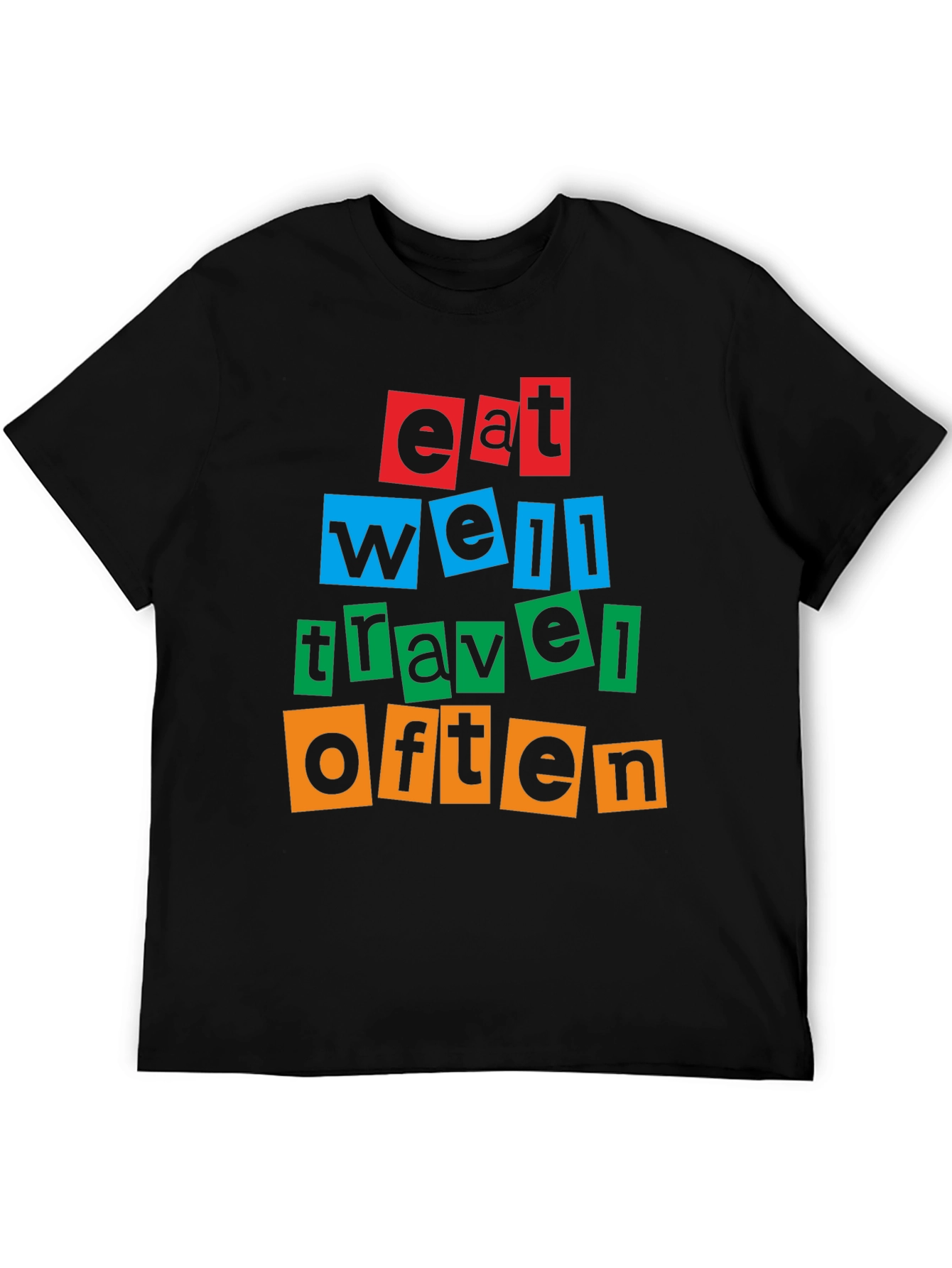 Eat Well Travel Often Graphic T-Shirt