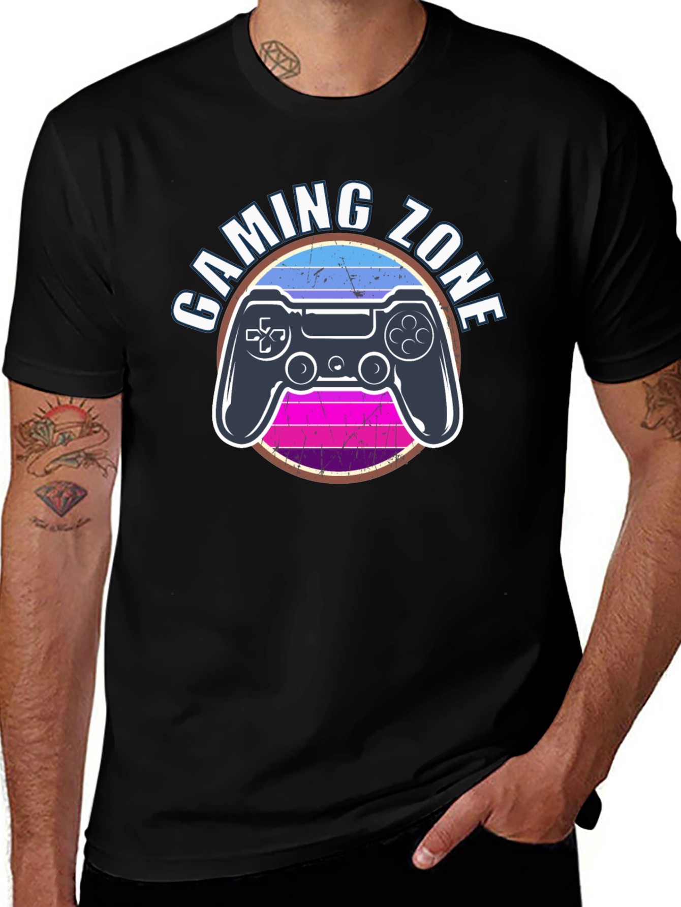 Gaming Zone T-Shirt - Retro Controller Design
