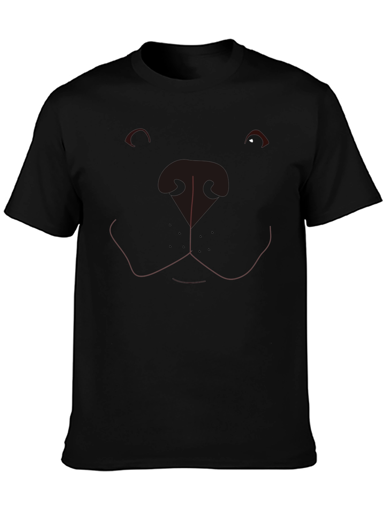 Cool Dog Face Graphic T-Shirt