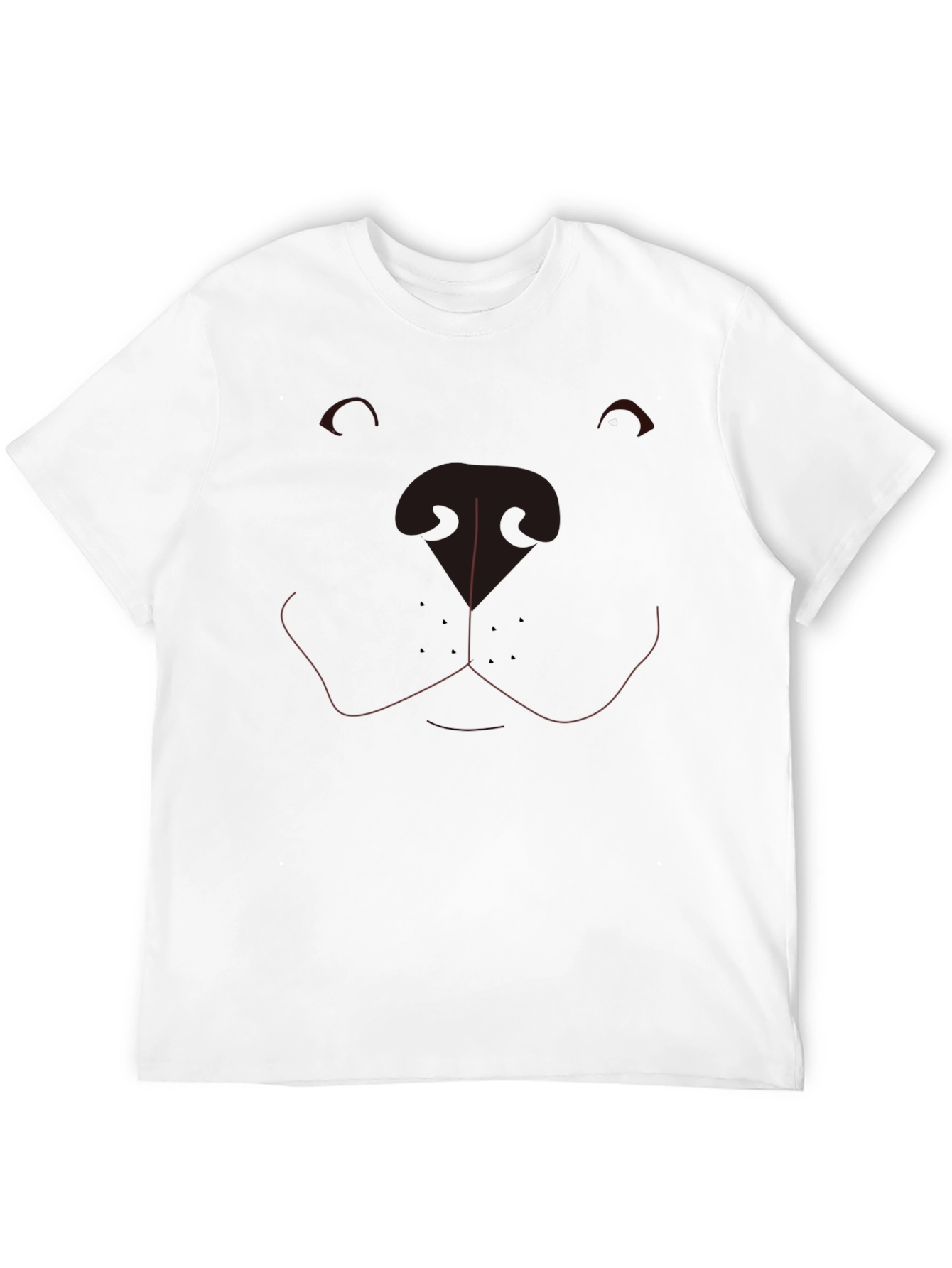Cool Dog Face Graphic T-Shirt