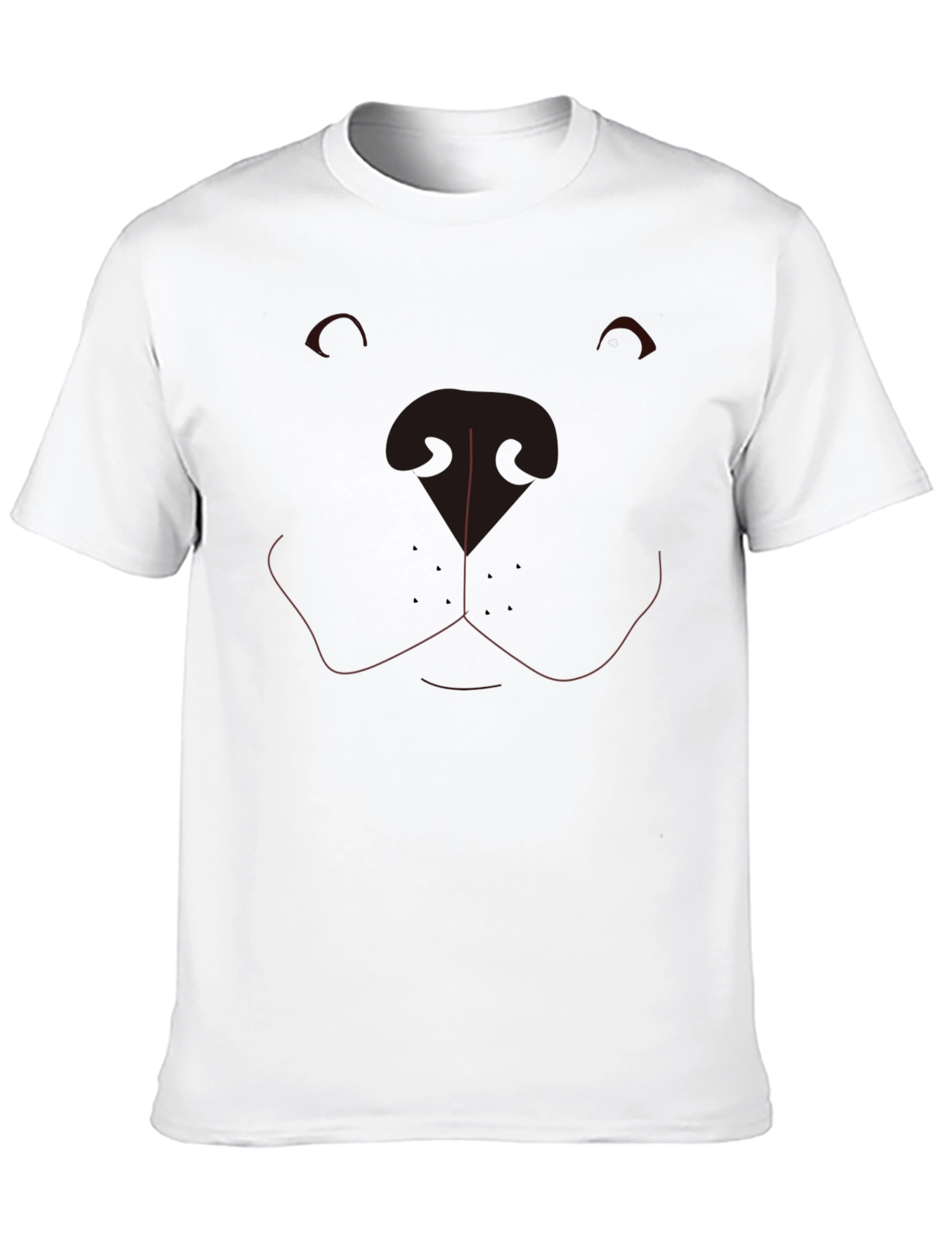 Cool Dog Face Graphic T-Shirt